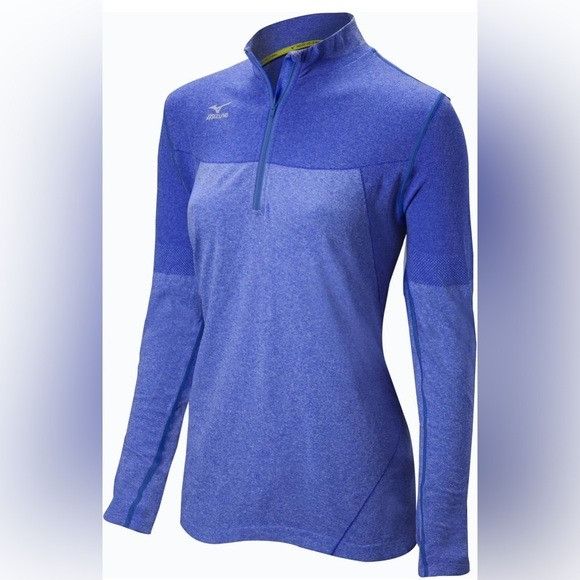 Mizuno NEW MIZUNO WOMEN’S SEAMLESS BLUE JACKET SZ SMALL S Size S / US 4 / IT 40 - 1 Thumbnail