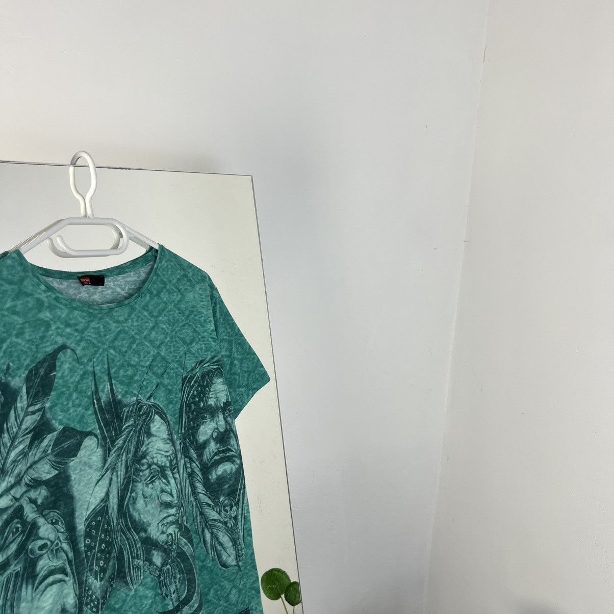 Diesel Vintage Diesel Big Logo Aztec Style T-Shirt Size US XL / EU 56 / 4 - 2 Thumbnail