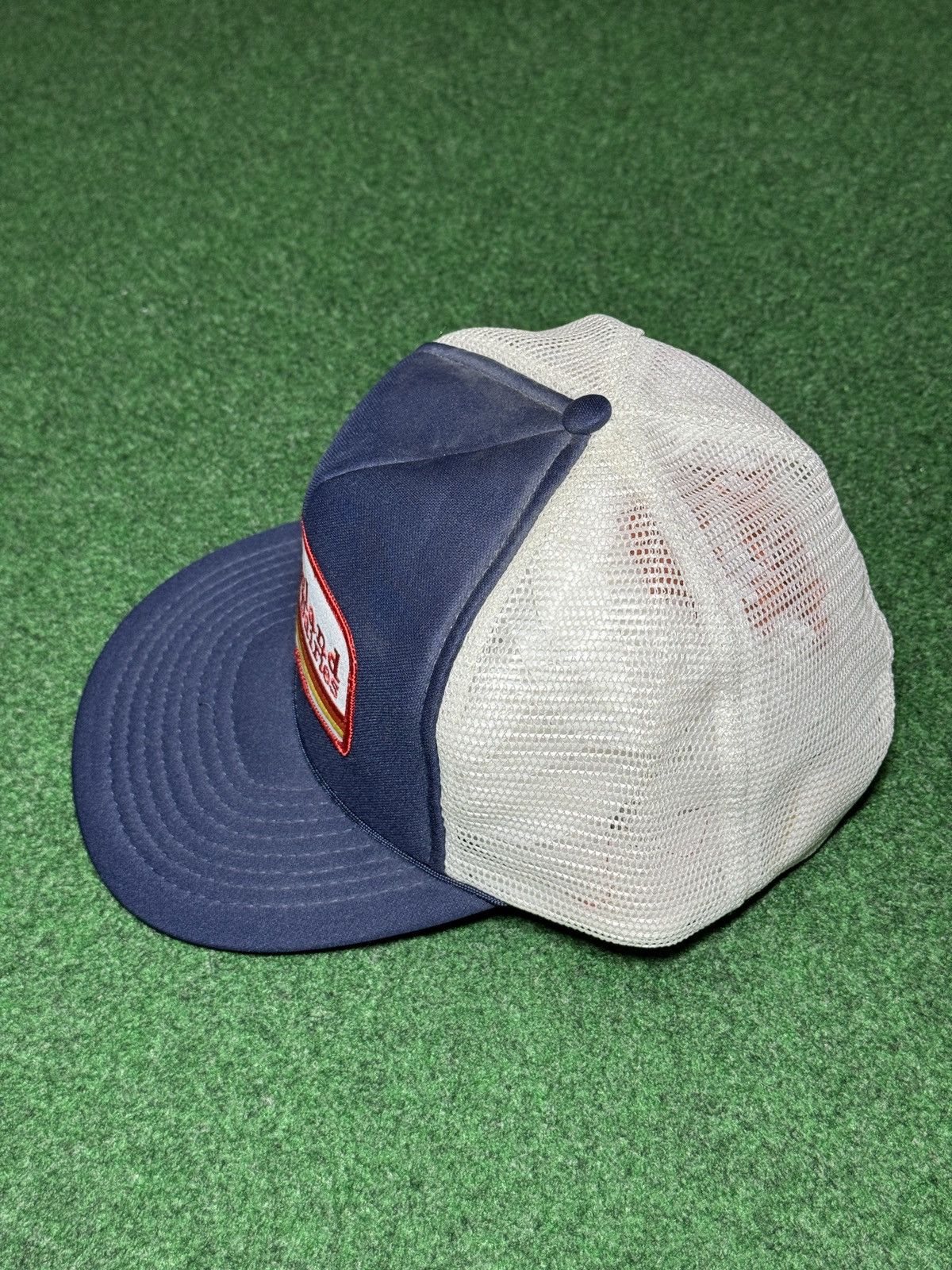 Vintage Farmland Daries Vintage Snapback Mesh Trucker Patch Cap Hat Size ONE SIZE - 4 Thumbnail
