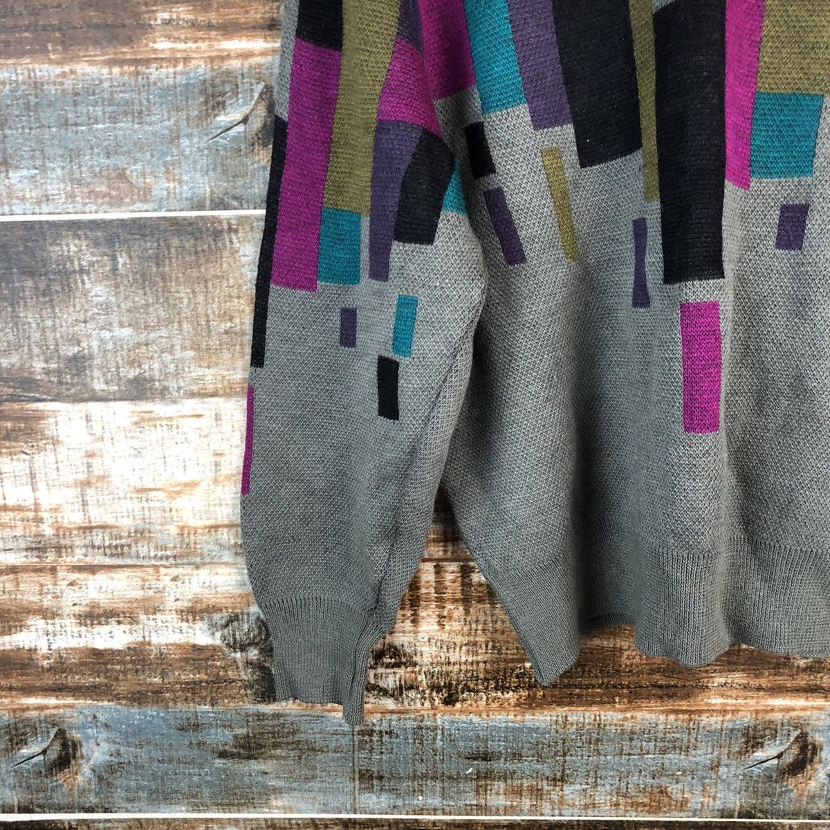 Japanese Brand DL Bel Shepree vintage art Gray Knitwear sweatshirt #C473 Size M / US 6-8 / IT 42-44 - 18 Thumbnail