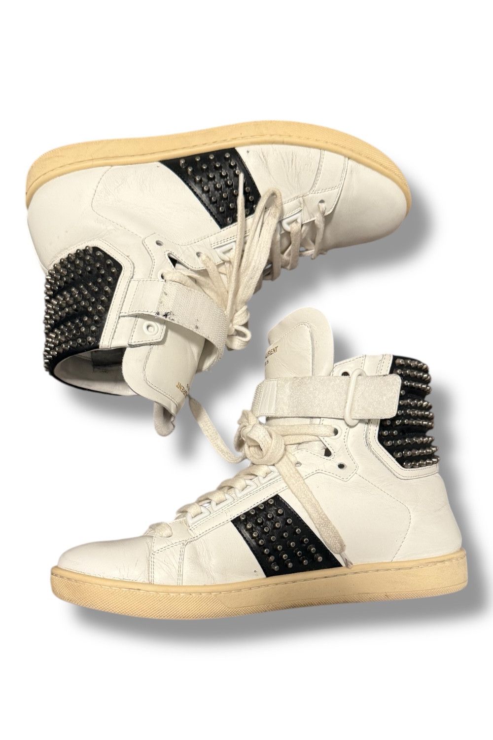Saint Laurent Paris Saint Laurent FW14 Studded SL/14H Sneaker Size US 7 / EU 40 - 1 Thumbnail
