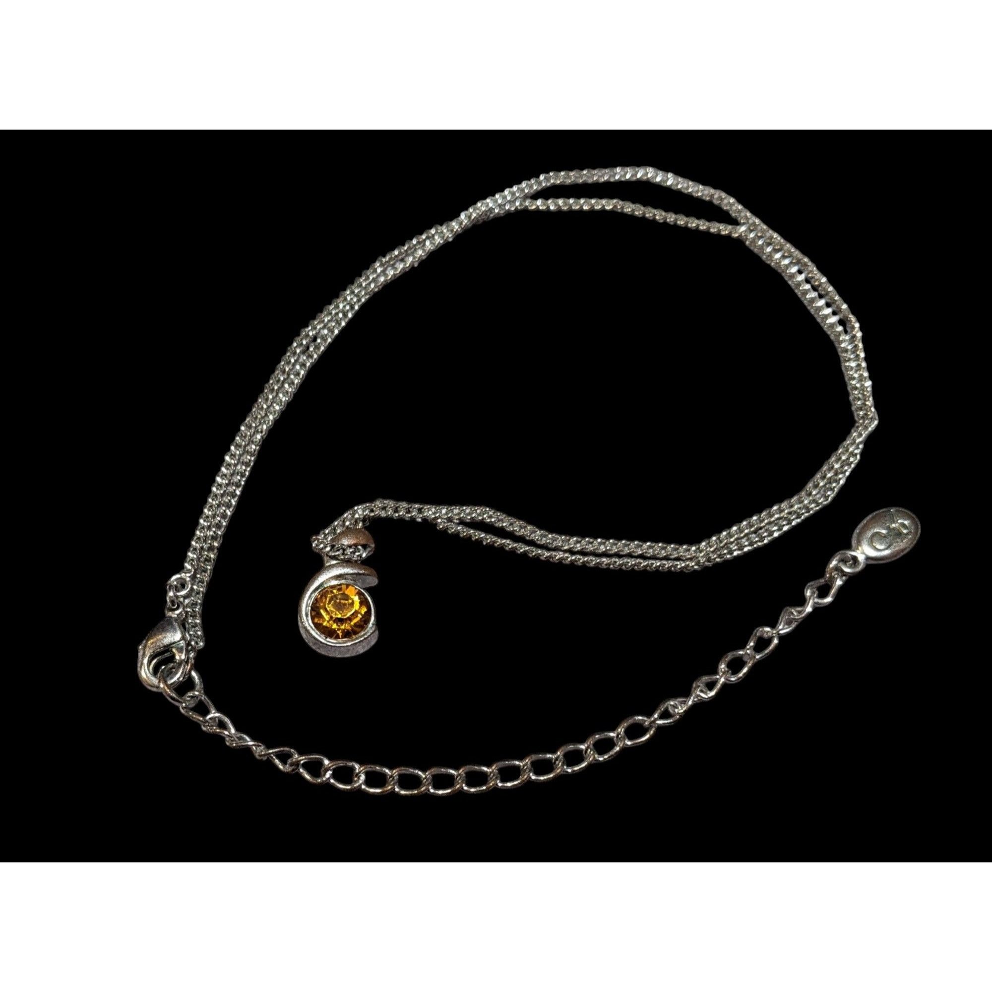 Other Annaleece by DeVries Topaz Swarovski November Birthday Penda Size ONE SIZE - 5 Thumbnail