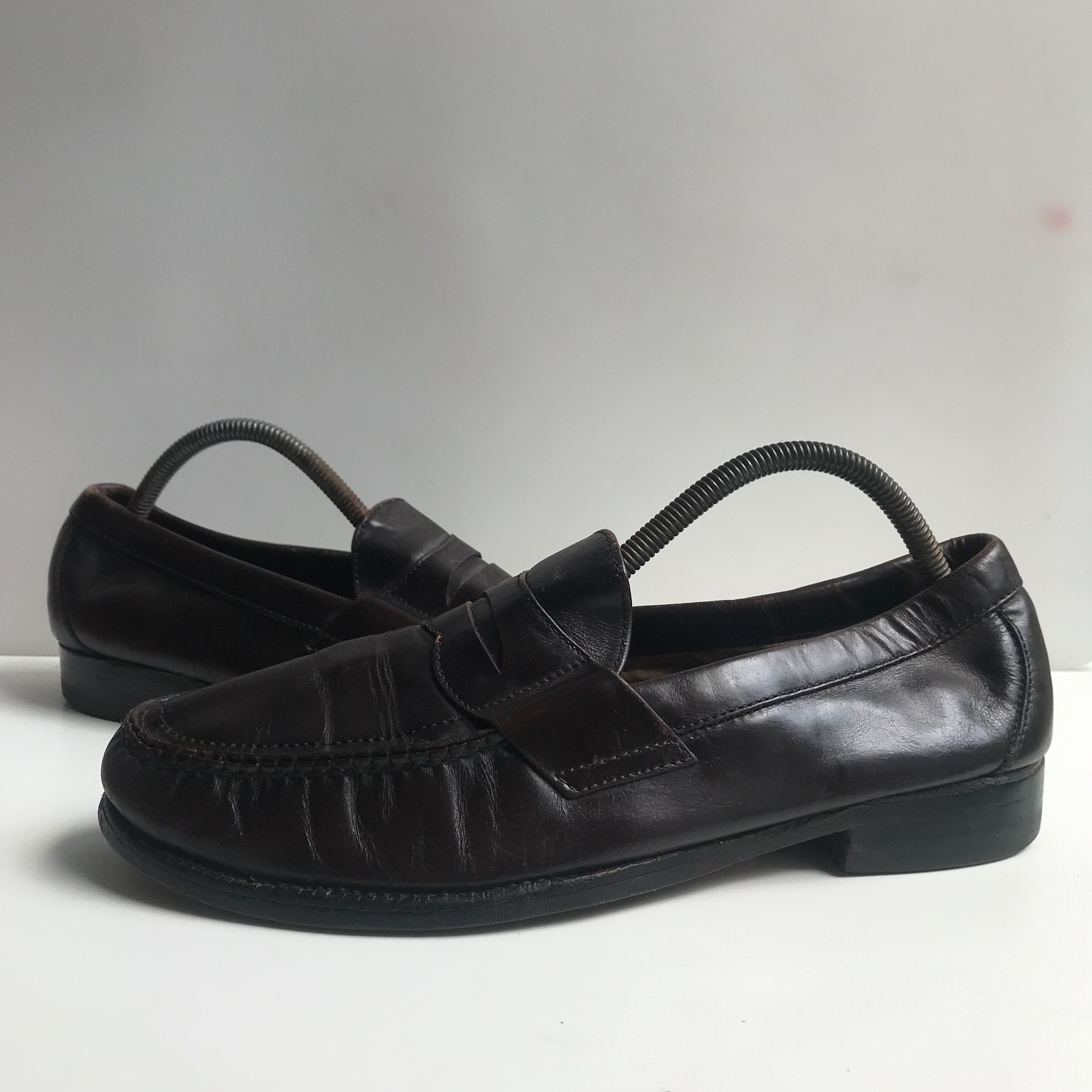 Bass × G.H. Bass & Co. × Vintage Vintage GH Bass Weejuns Penny Loafer Wine Walton brunell Size US 9 / EU 42 - 16 Thumbnail