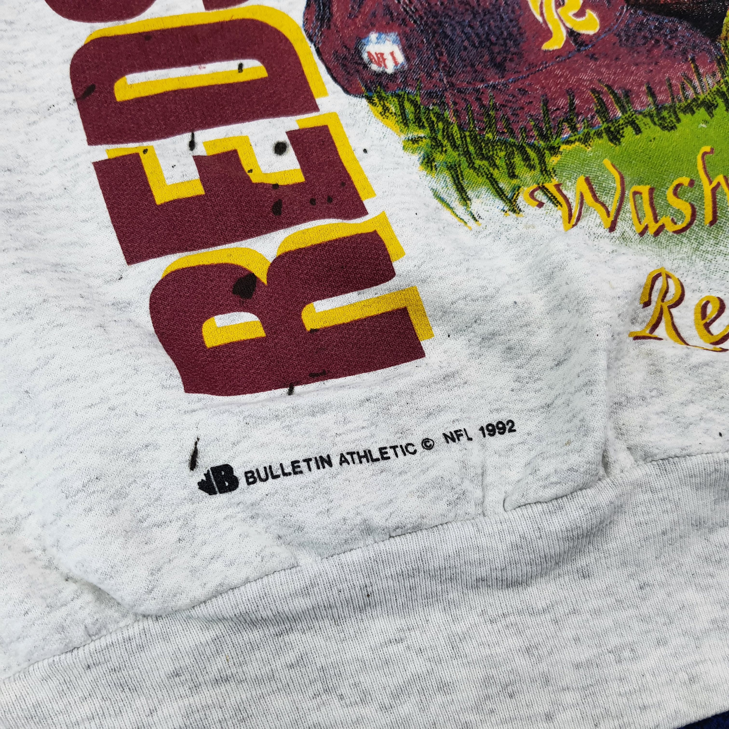 Vintage Vintage Washington Redskin NFL Sweatshirt C273N11 Size US L / EU 52-54 / 3 - 3 Thumbnail