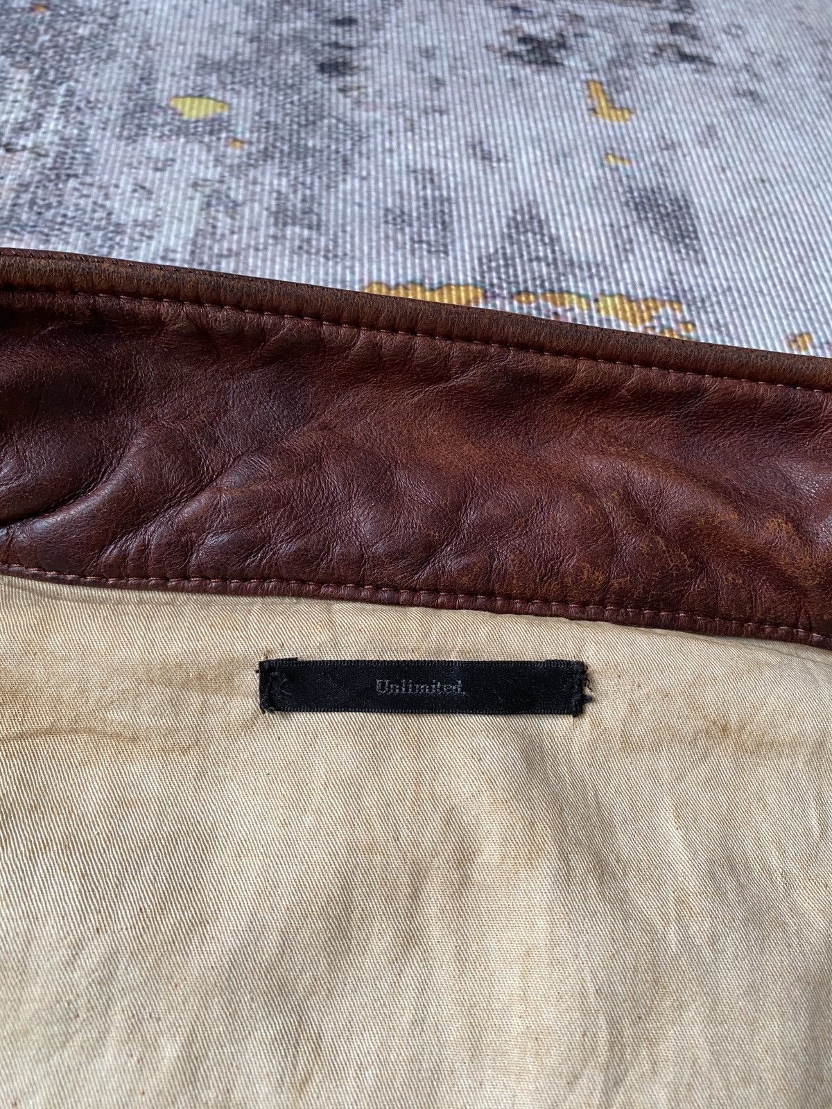 Leather Unlimited Japan Multipocket Patina Sheep Leather Jacket Size US M / EU 48-50 / 2 - 16 Thumbnail