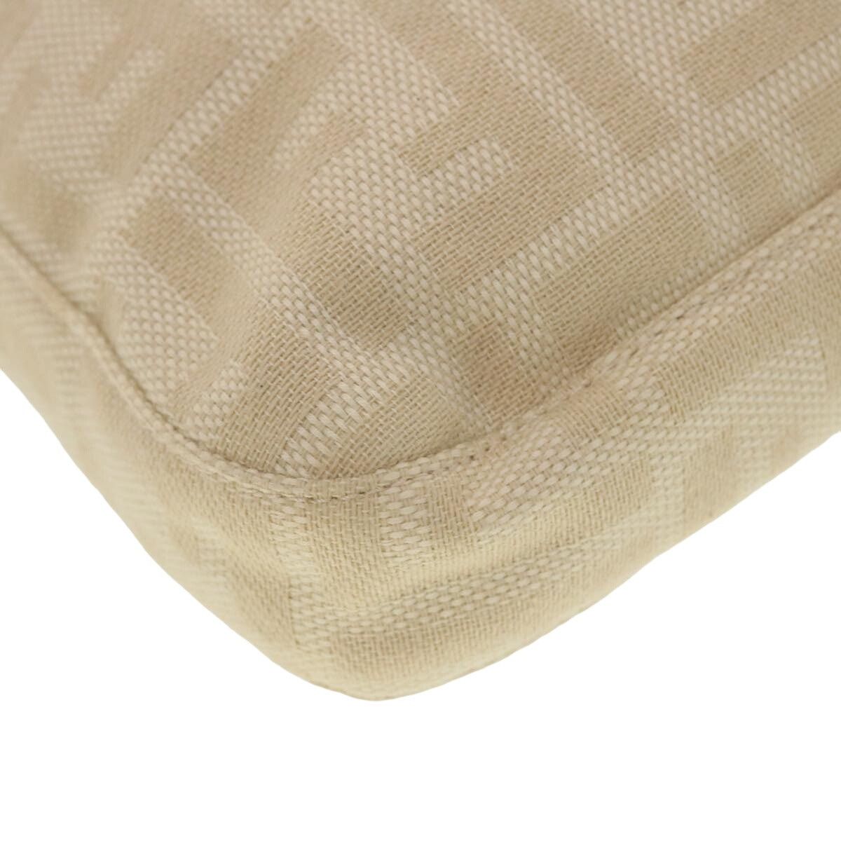 Fendi FENDI Zucca Canvas Mamma Baguette Shoulder Bag FF Beige Size ONE SIZE - 10 Thumbnail