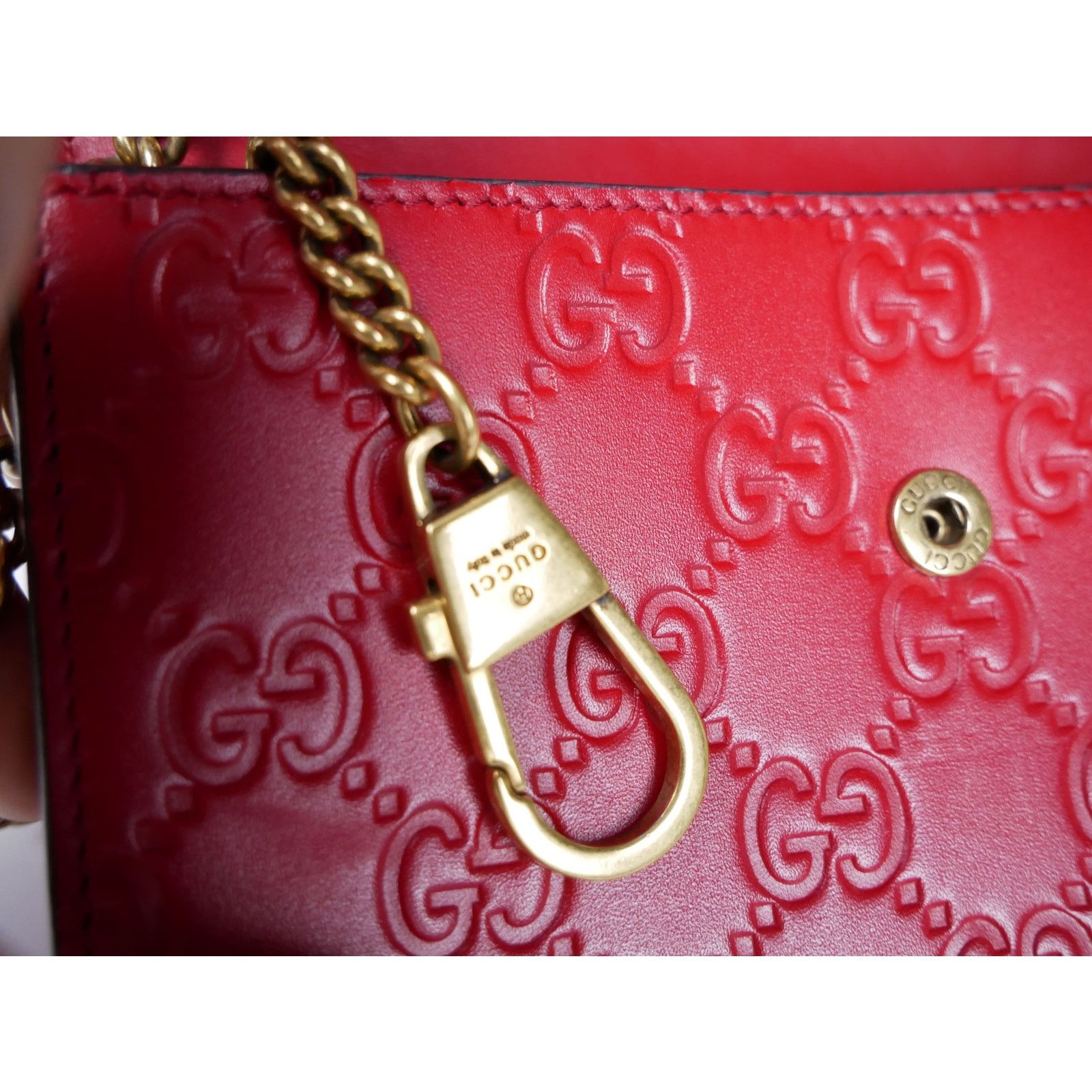 Gucci Gucci Red Supreme Mini Crystal Cherry Bag Size ONE SIZE - 7 Thumbnail