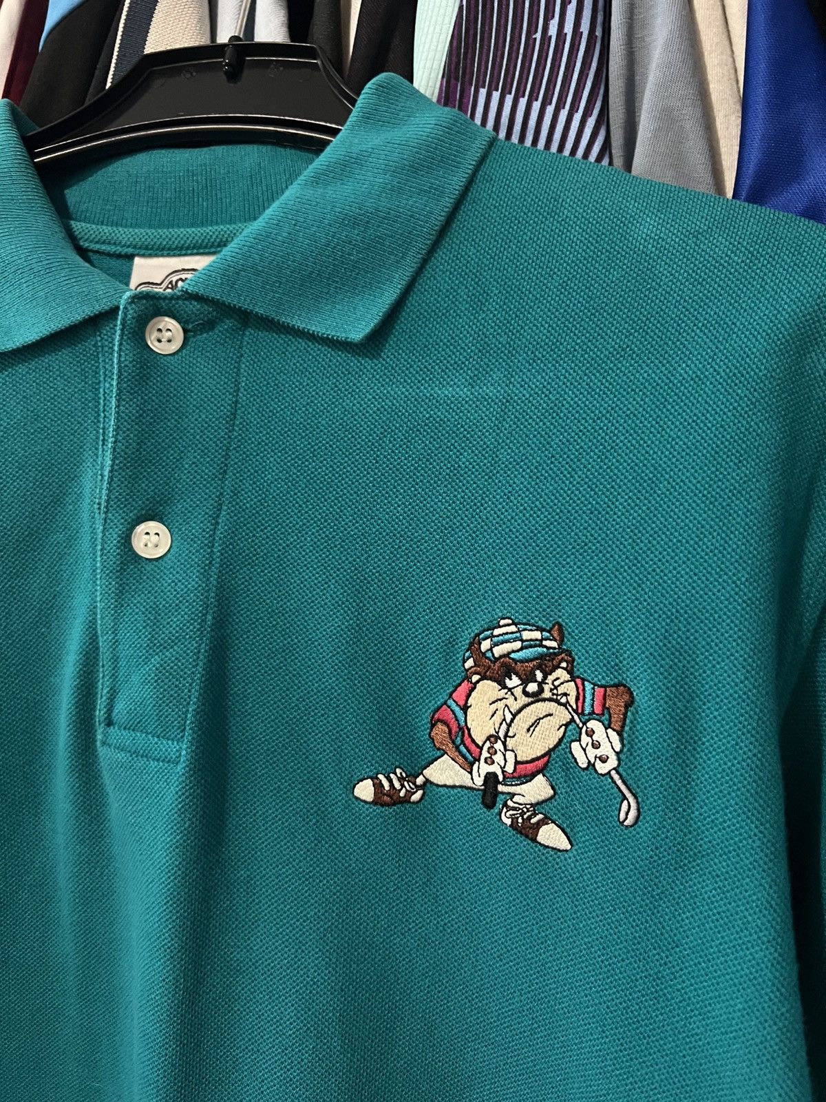 Vintage 1994 VINTAGE TASMANIAN DEVIL TAZ GOLF POLO LOONEY TUNES Size US S / EU 44-46 / 1 - 4 Thumbnail