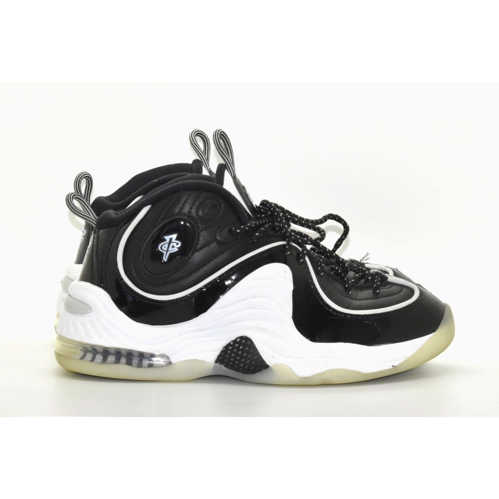 Nike NIKE AIR Penny 2 Black/White Patent Shoes DV0817-001 Sz 5.5 Size US 5.5 / EU 38 - 2 Thumbnail