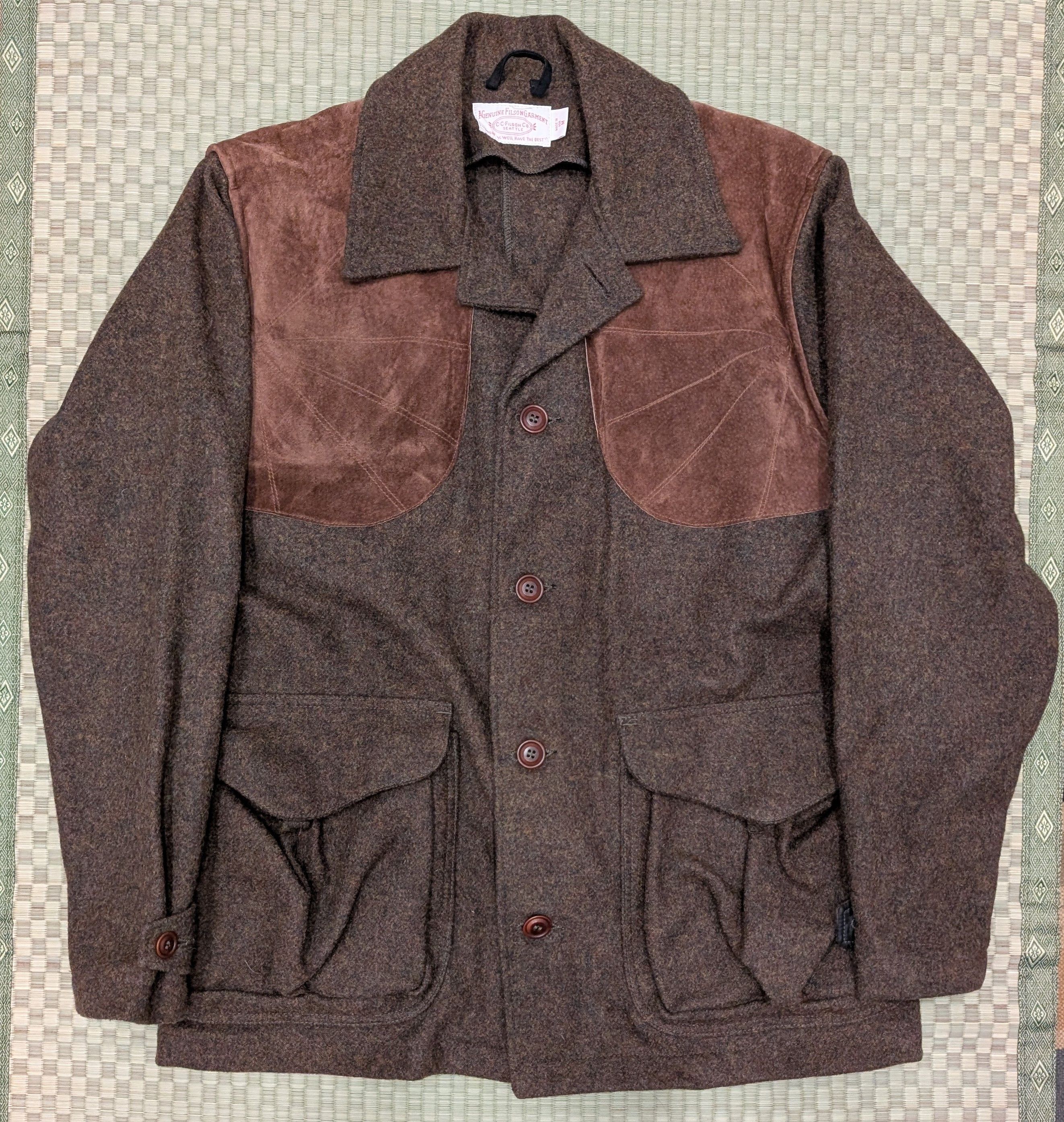 Filson RARE Filson Yukon Wool Clays Shooting Jacket Pig Suede Size US M / EU 48-50 / 2 - 1 Thumbnail