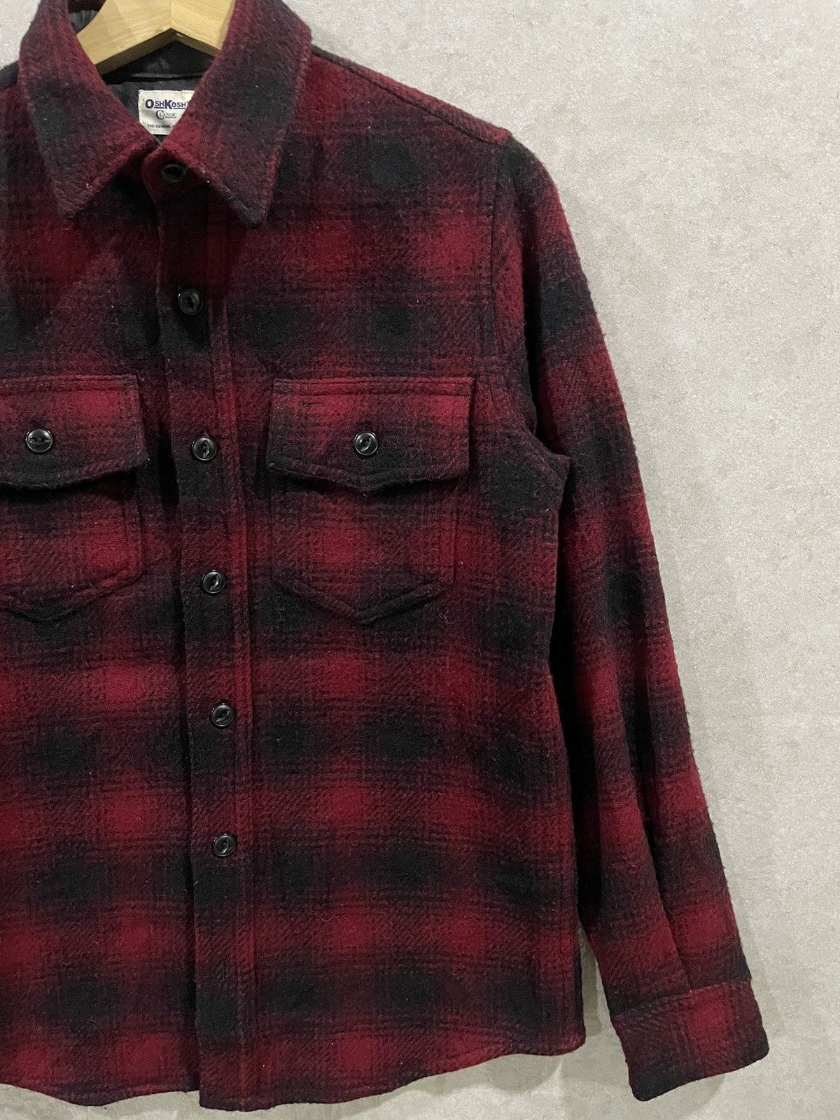 Oshkosh × Vintage Vintage Oshkosh Button Up Wool Jacket Size US S / EU 44-46 / 1 - 2 Thumbnail