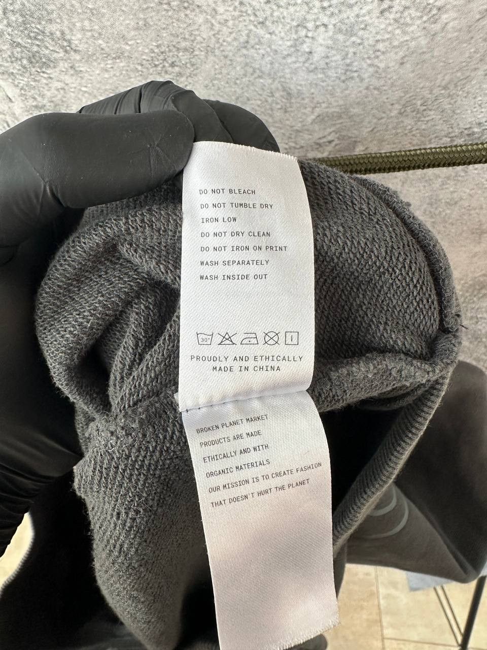 Broken Planet Broken Planet Outer Space Gray Zipper Hoodie Oversized Size US M / EU 48-50 / 2 - 16 Thumbnail