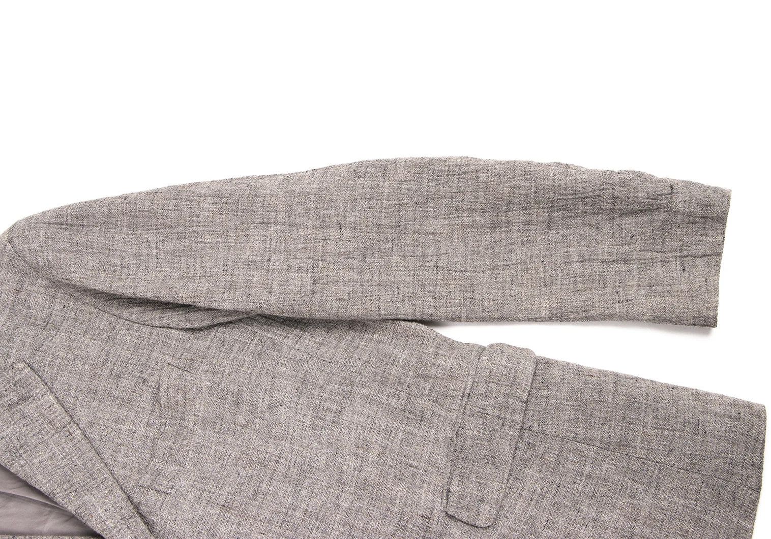 Issey Miyake Linen 3B Jacket in Gray with Some Discoloration Size US S / EU 44-46 / 1 - 6 Thumbnail