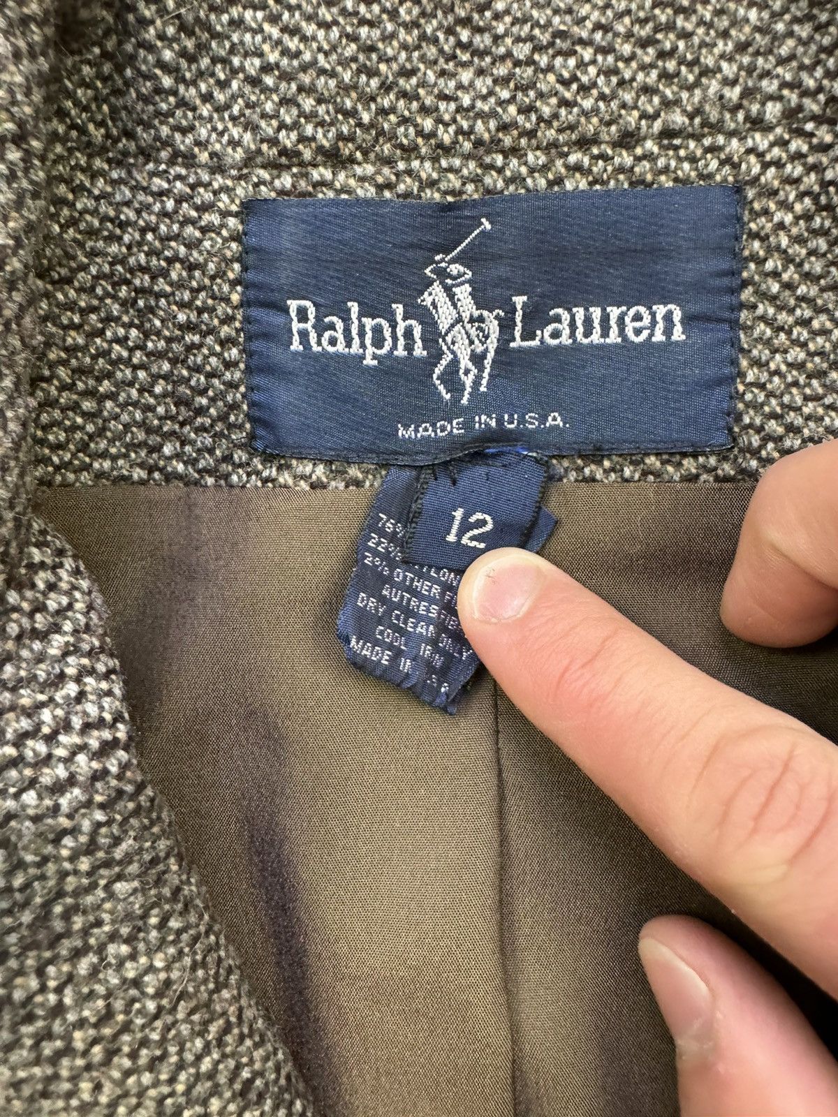 Polo Ralph Lauren × Vintage Vintage Ralph Lauren 90s Corduroy Blazer Jacket Made in Usa Size 38L - 5 Thumbnail