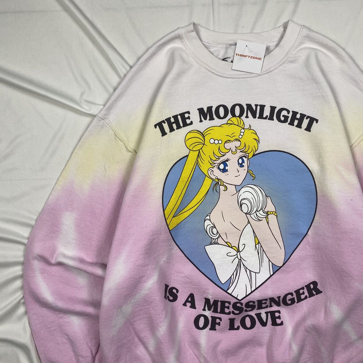 Japanese Brand Vintage y2k Sailor Moon Anime Tiedye Crewneck Size US L / EU 52-54 / 3 - 2 Thumbnail