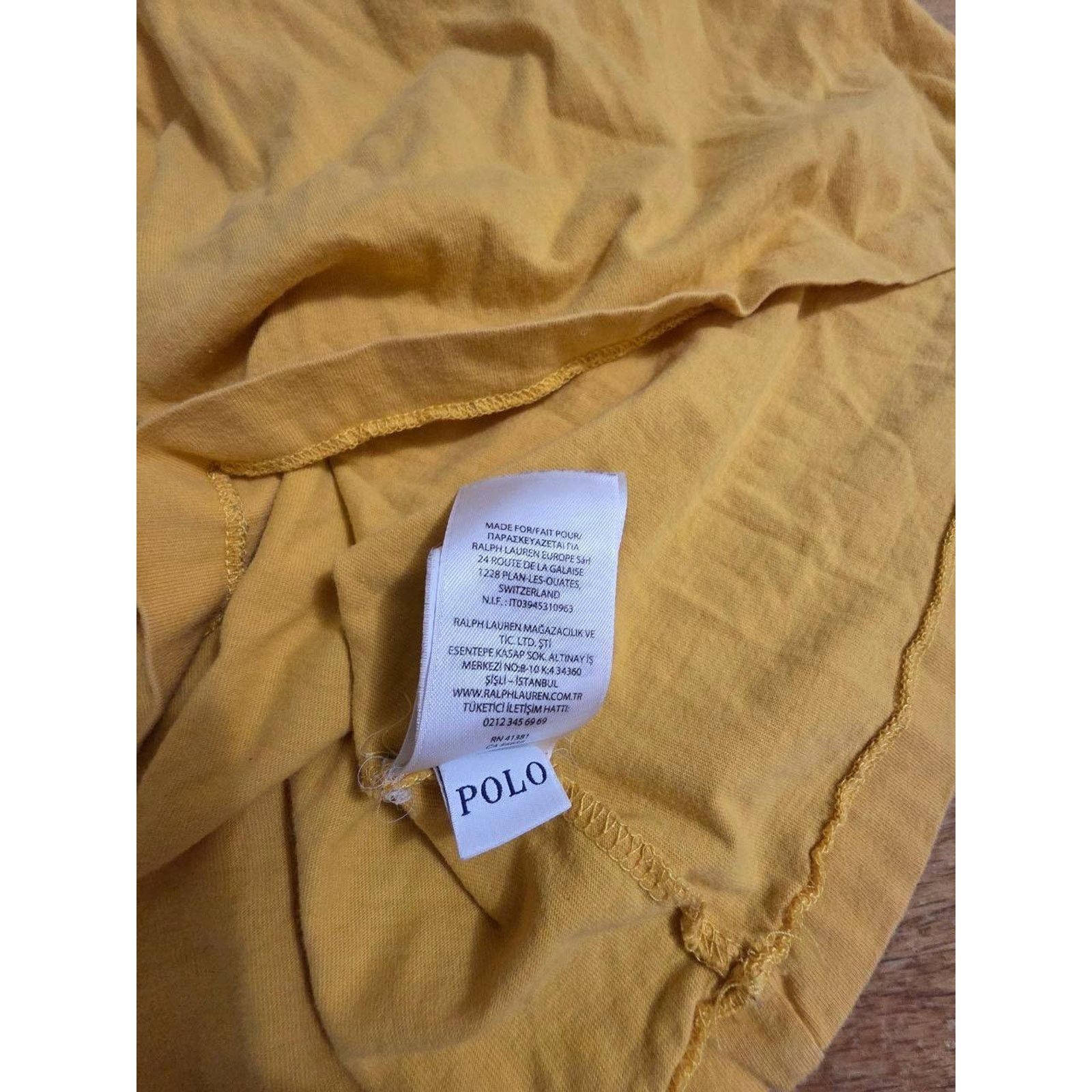 Polo Ralph Lauren Polo Ralph Lauren Men’s T Shirt Tee Yellow XXL A001126 Size US XXL / EU 58 / 5 - 7 Thumbnail