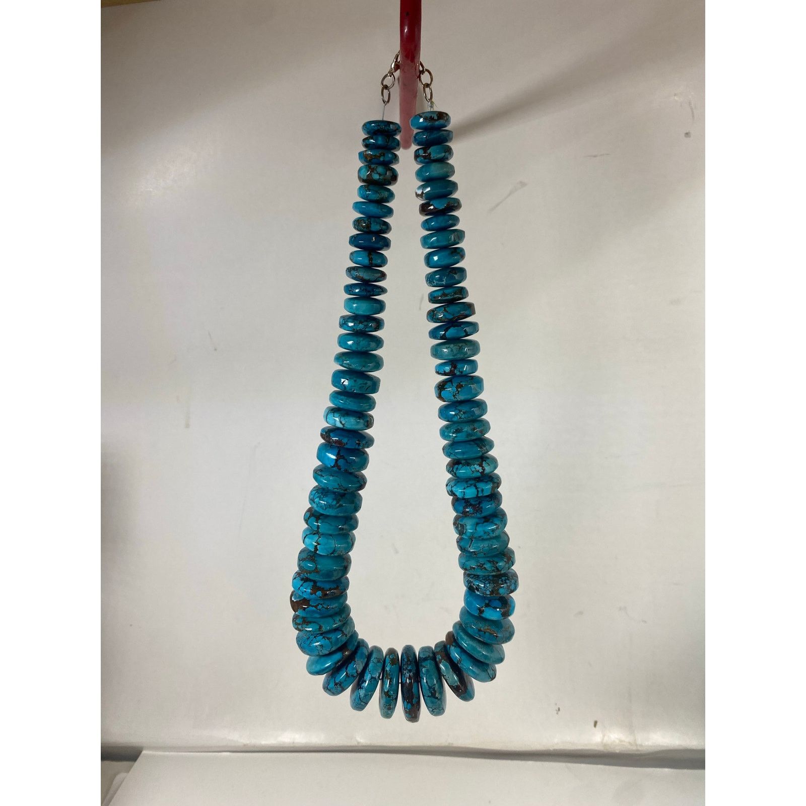 Other Graduated Blue Turquoise NuggetsNecklace and Braclet Size ONE SIZE - 3 Thumbnail