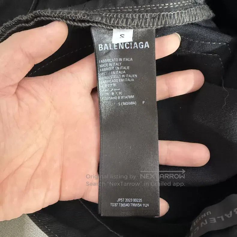 Balenciaga Balenciaga size S Black Destroyed Baggy Denim Pants Size US 27 - 4 Thumbnail