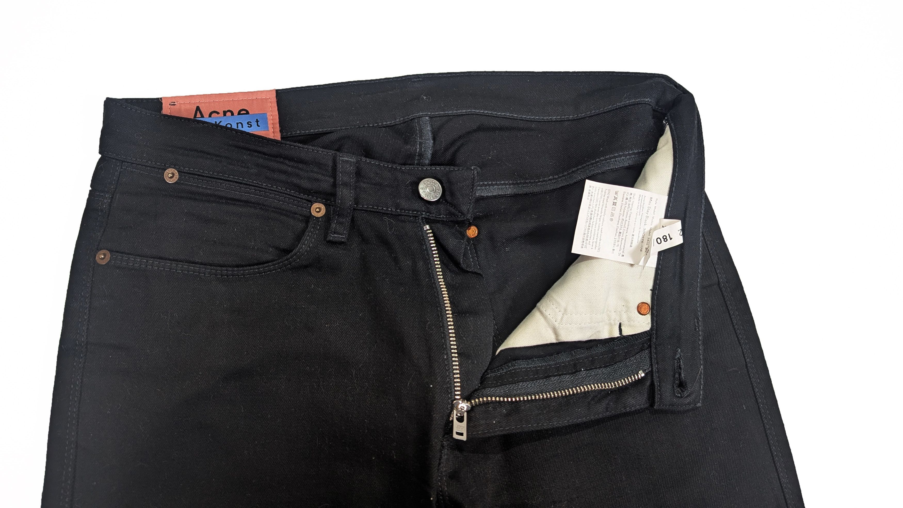Acne Studios Acne Studios Bla Konst Max Stay Black Jeans Denim Size US 31 - 5 Thumbnail
