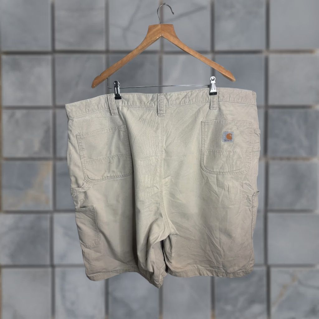 Carhartt Carhartt Shorts Mens 48 Carpenter B147 Tan Workwear 90s American Outdoor Size US 32 / EU 48 - 1 Thumbnail
