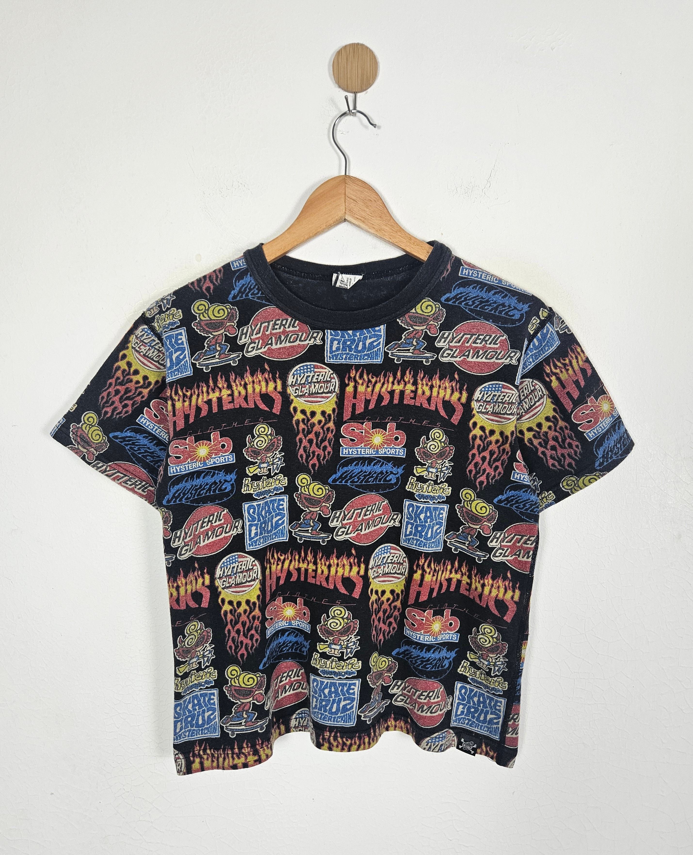 Hysteric Glamour Hysteric Glamour Mini fullprint logo shirt Size US S / EU 44-46 / 1 - 1 Thumbnail