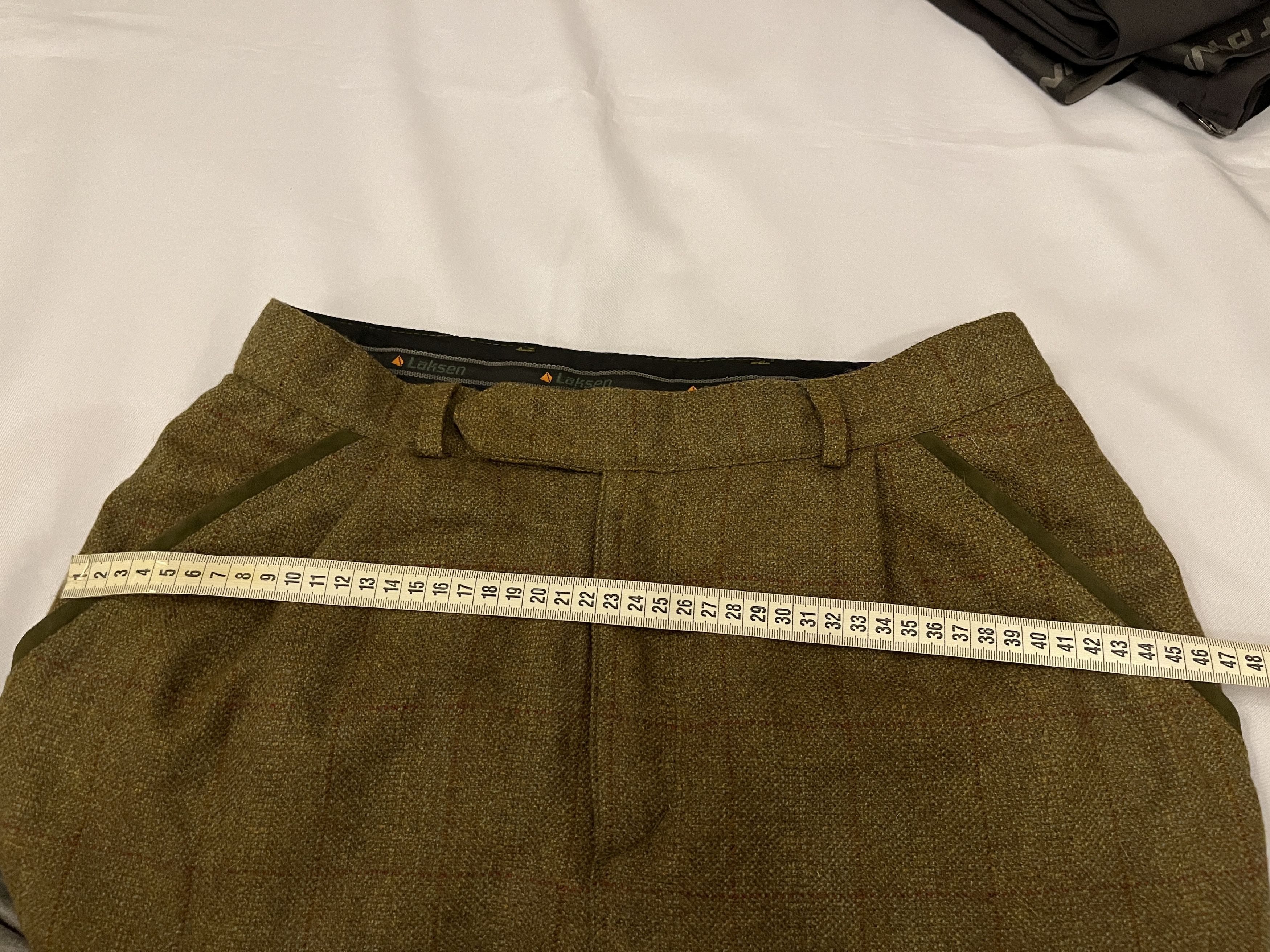 Goretex Laksen Gore-Tex Wool Hunting Breeks Pants Thrie Estaits Size US 31 - 4 Thumbnail