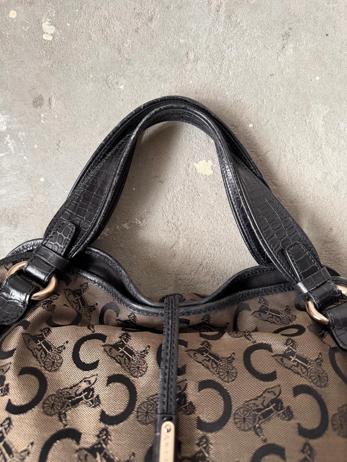 Celine Celine Horse Carriage Bittersweet Shoulder Bag Black/Grey Size ONE SIZE - 3 Thumbnail