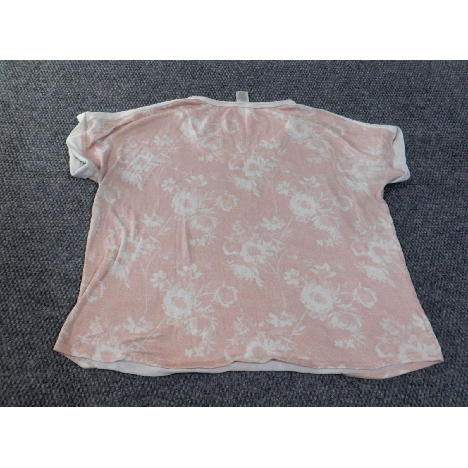 Lucky Brand Lucky Brand Blouse Shirt Women Floral Pink 2XL Polyester Spandex Sleeveless Round Neck Casual Knit Stretch Everyday Cute Womens Vintage No Size XXL / US 16-18 / IT 52-54 - 7 Thumbnail