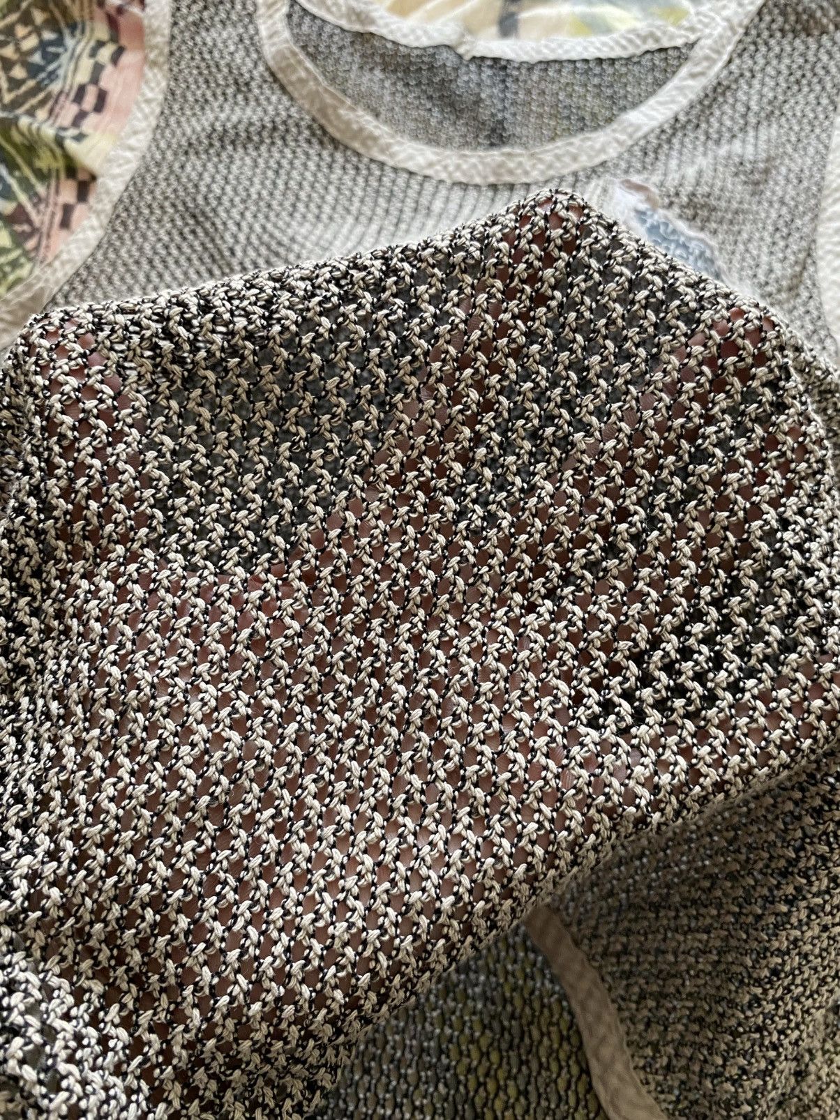 Japanese Brand Vintage fishnet punk tanktop y2k Size US M / EU 48-50 / 2 - 3 Thumbnail
