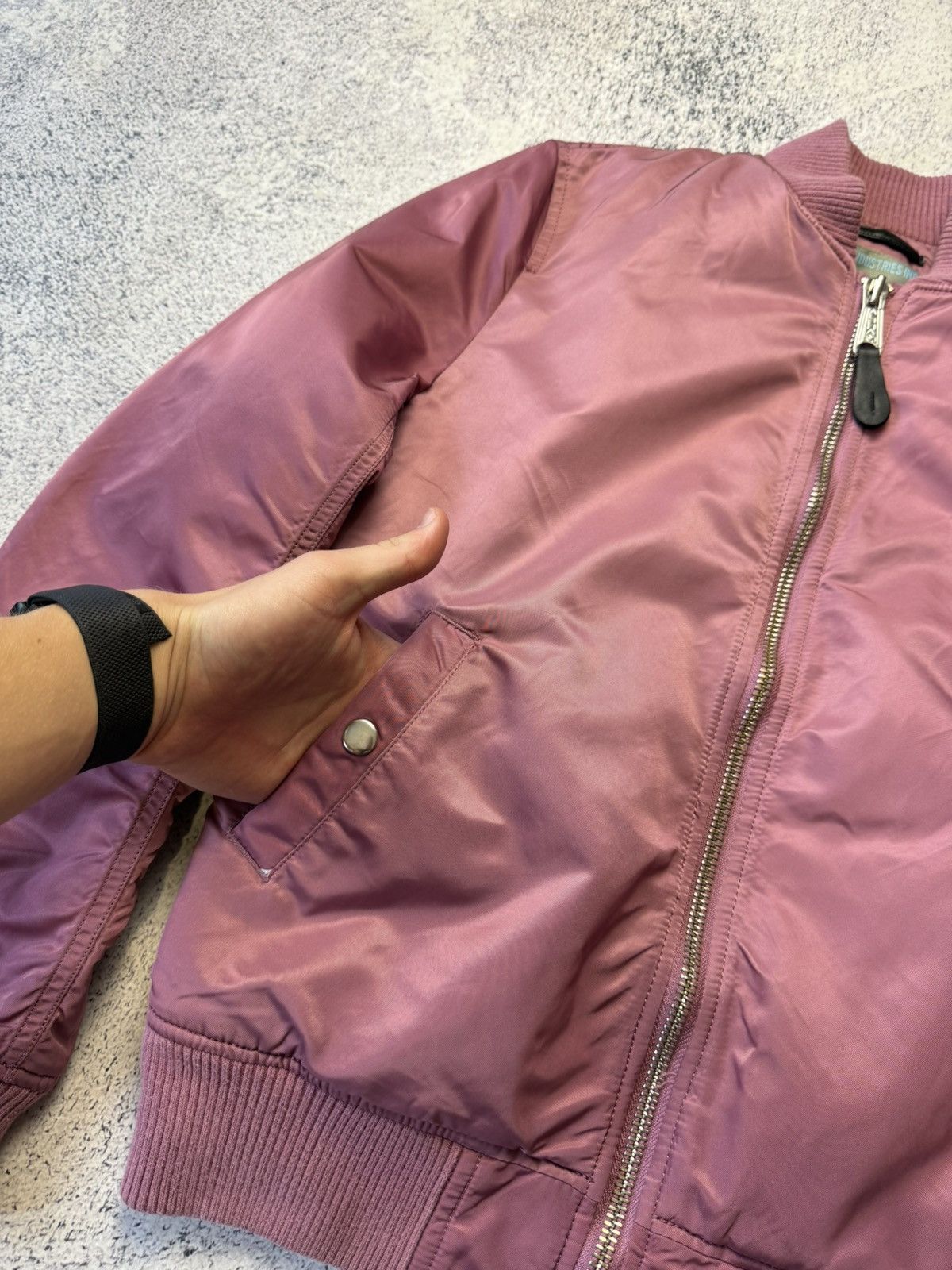 Alpha Industries Vintage Alpha Industries Bomber Jacket MA1 USA Size M / US 6-8 / IT 42-44 - 11 Thumbnail