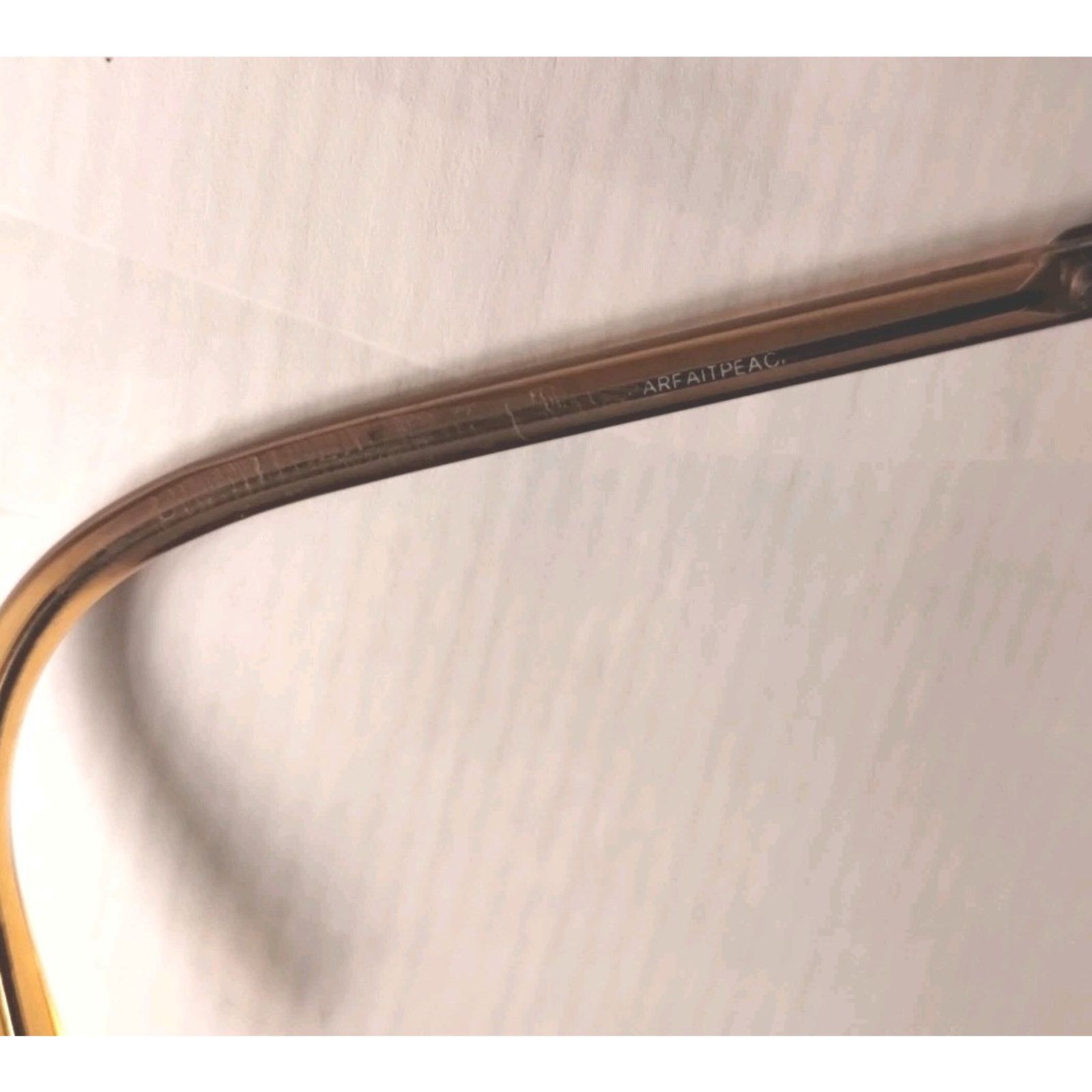 Vintage Vintage Luxottica Sunglass Frames 1303 - Parfait Peach Size ONE SIZE - 12 Thumbnail