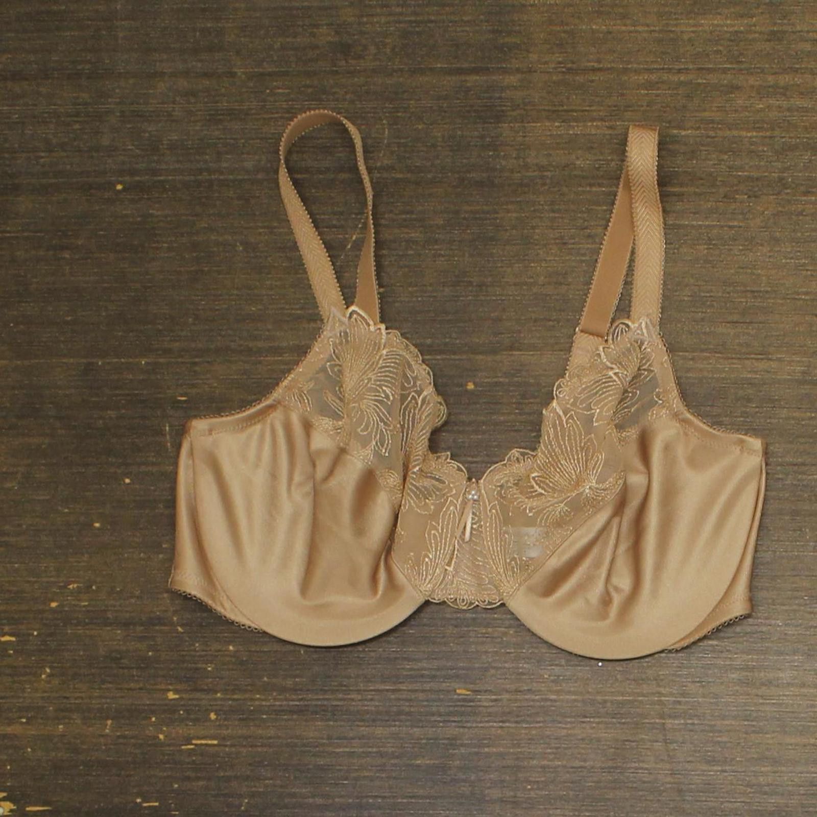 Designer Wacoal Silhouette Minimizer Bra 857361 Praline Brown 36D, Women's