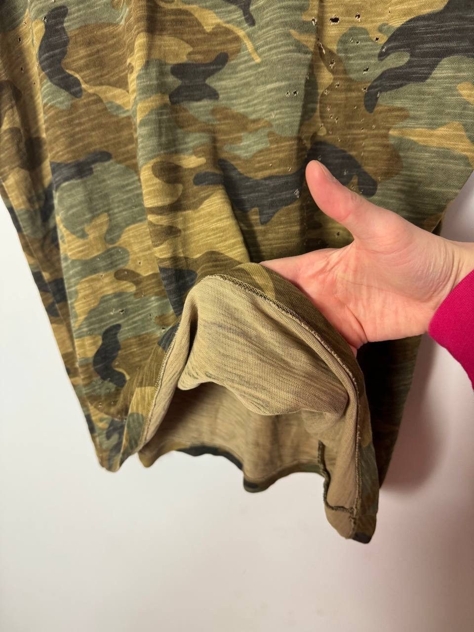 Amiri FW17 Amiri camo shotgun oversized tee Size US S / EU 44-46 / 1 - 17 Thumbnail