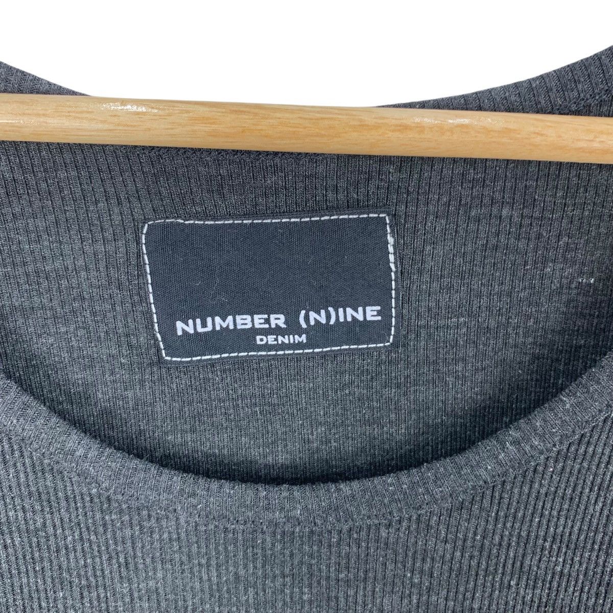 Numbers NUMBER (N)INE DENIM Takahiro Miyashita Tank Top Tee Shirt Size L / US 10 / IT 46 - 7 Thumbnail