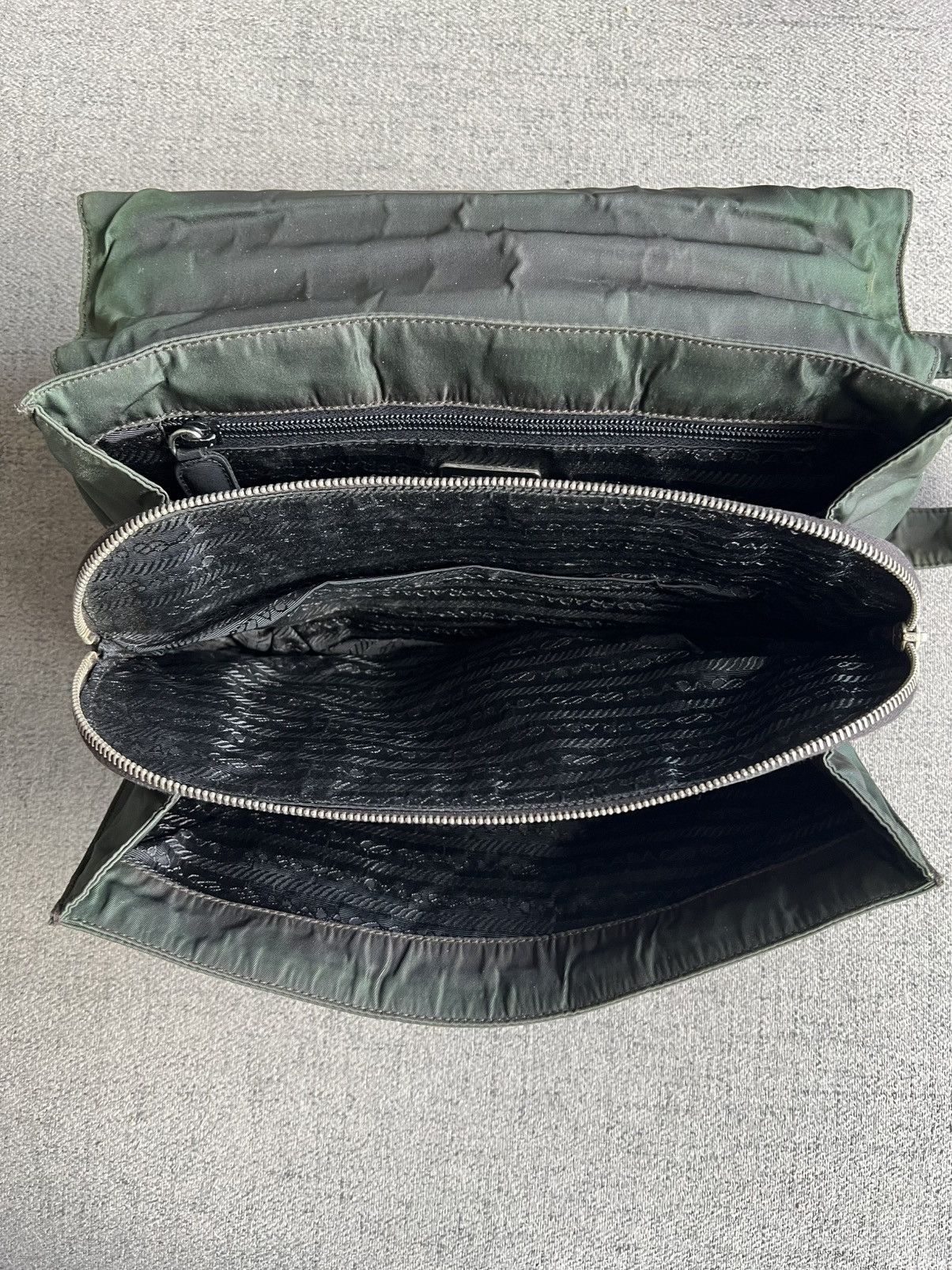 Prada × Vintage Prada Nylon Rare Single Flap Shoulder Bag Size ONE SIZE - 3 Thumbnail