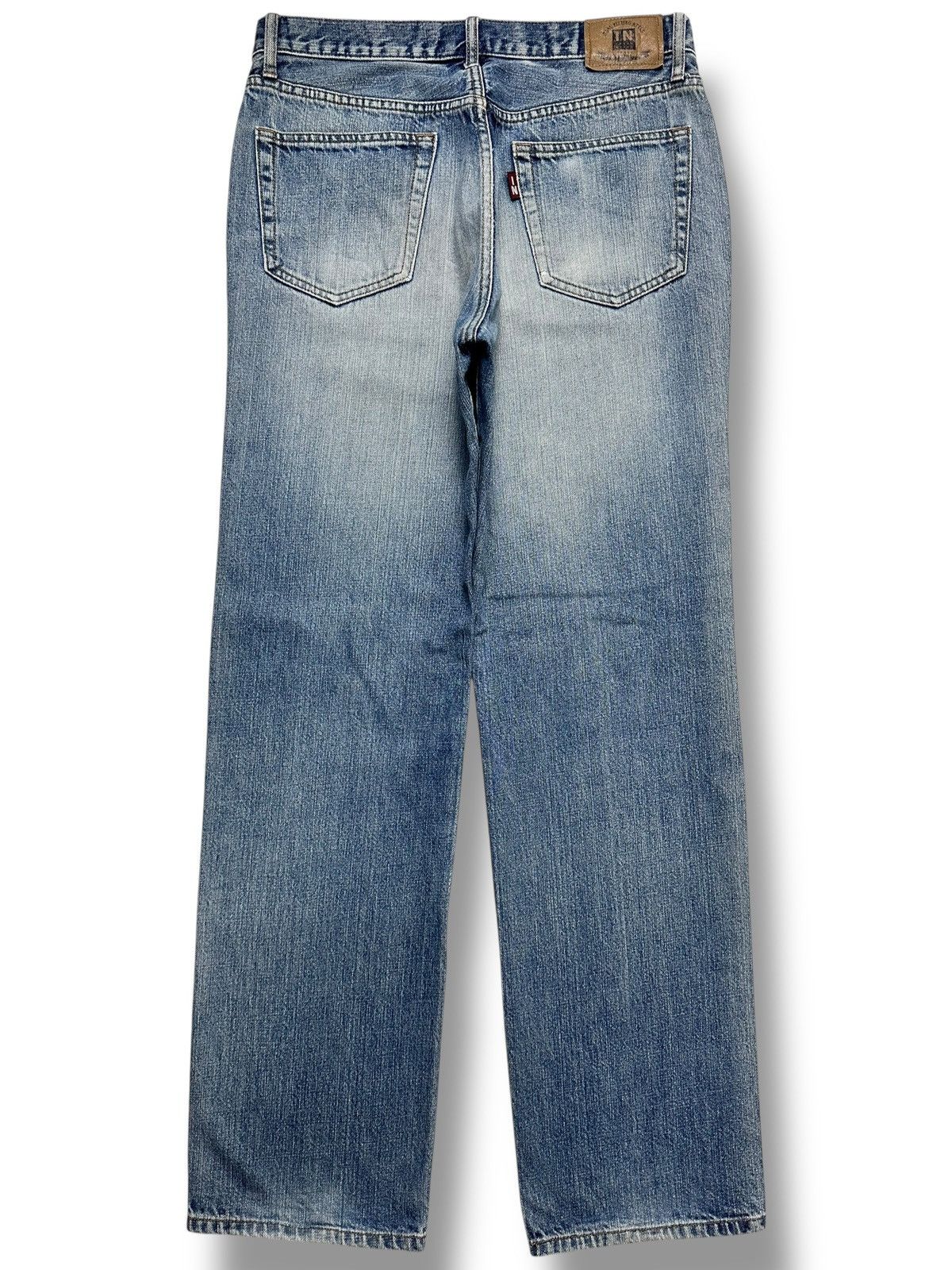 Japanese Brand Vintage IN Blue Denim Straight Leg Jeans with Faded Wash Size US 32 / EU 48 - 3 Thumbnail