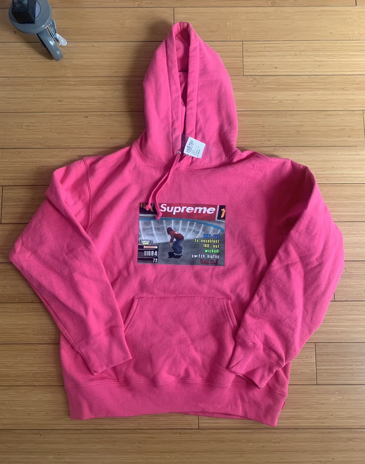 image of Supreme Thrasher Game Hoodie in Pink, Men's (Size Medium)