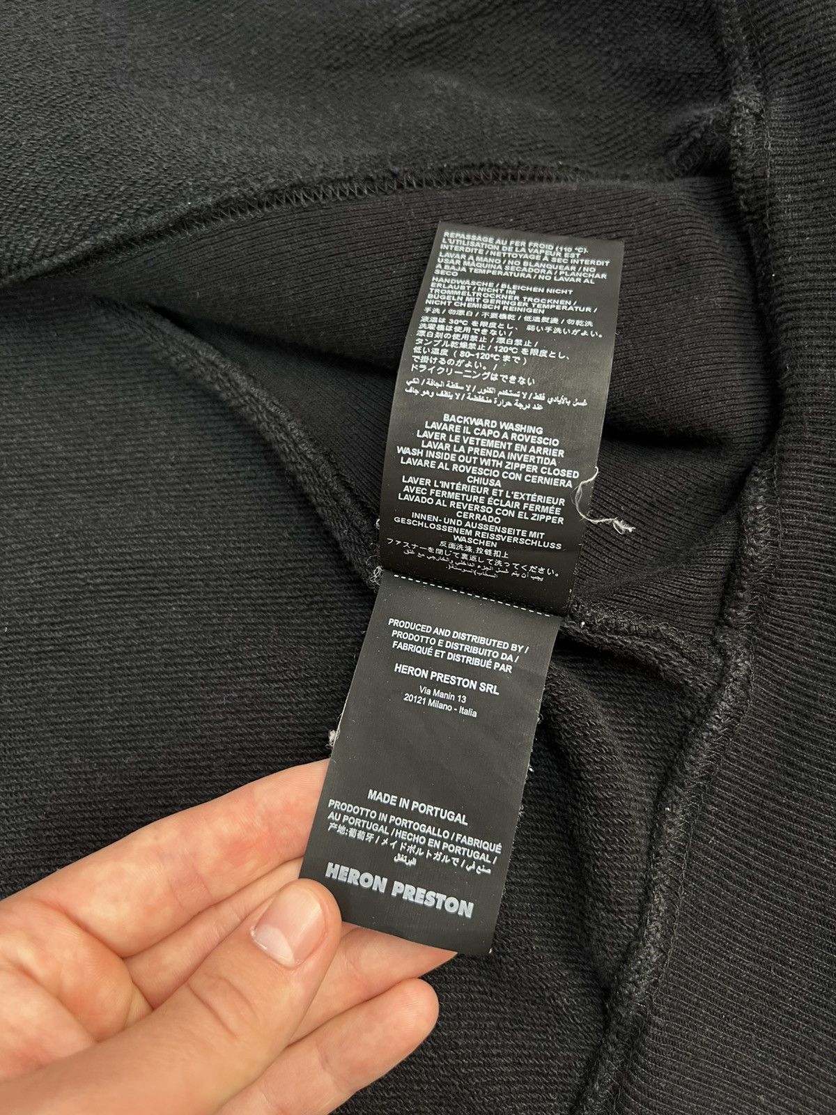 Heron Preston Heron Preston Handle With Care Zip Hoodie Size US L / EU 52-54 / 3 - 15 Thumbnail
