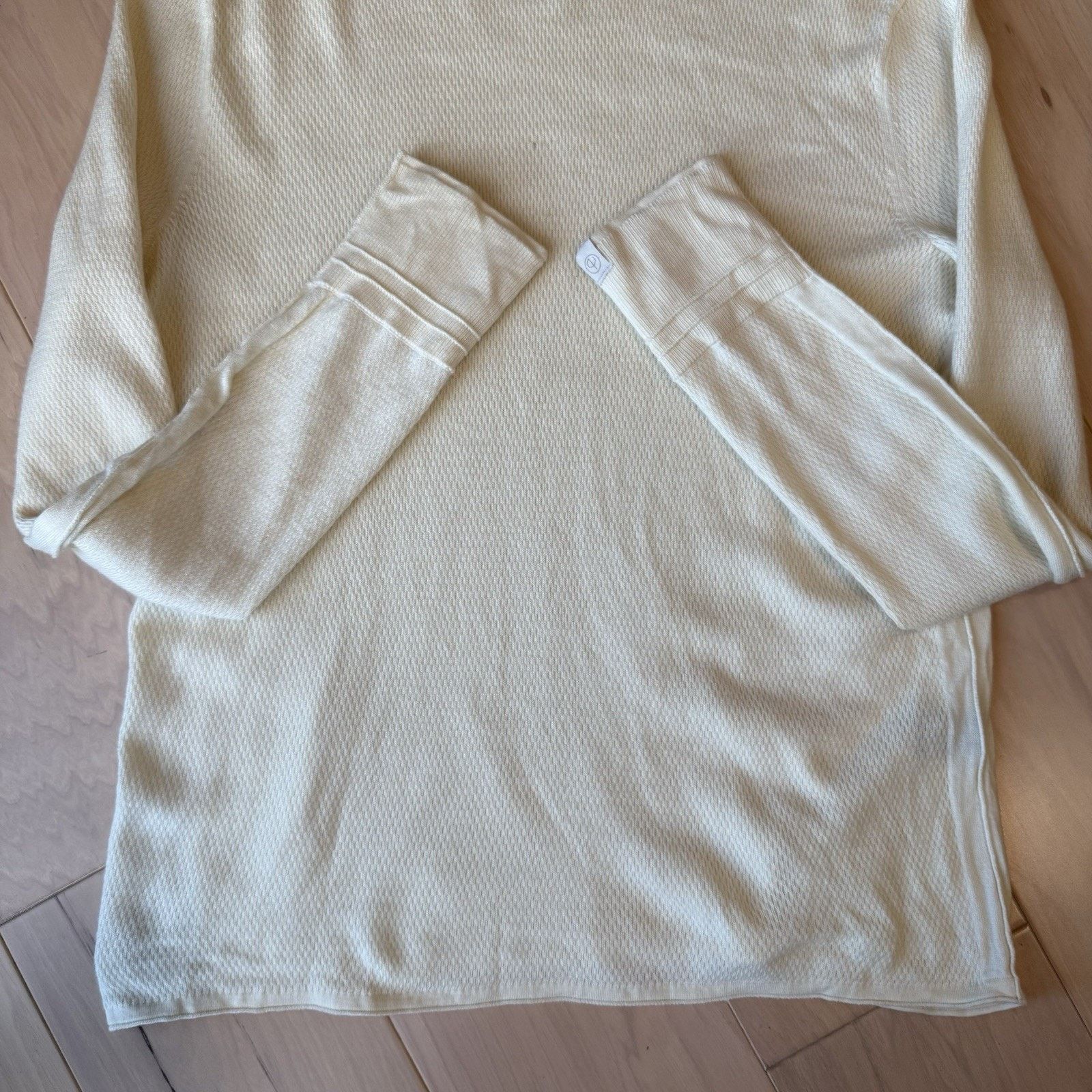 Rag & Bone Rag & Bone Thermal Shirt XL Cream Wool Base Layer Size US XL / EU 56 / 4 - 5 Thumbnail