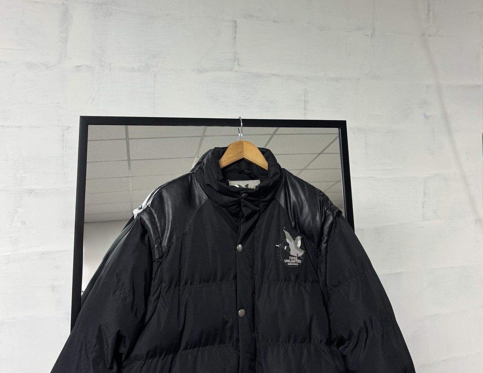 Chevignon Vintage Togs Unlimited by Chevignon 2 in 1 Warm Black Jacket Size US XL / EU 56 / 4 - 4 Thumbnail