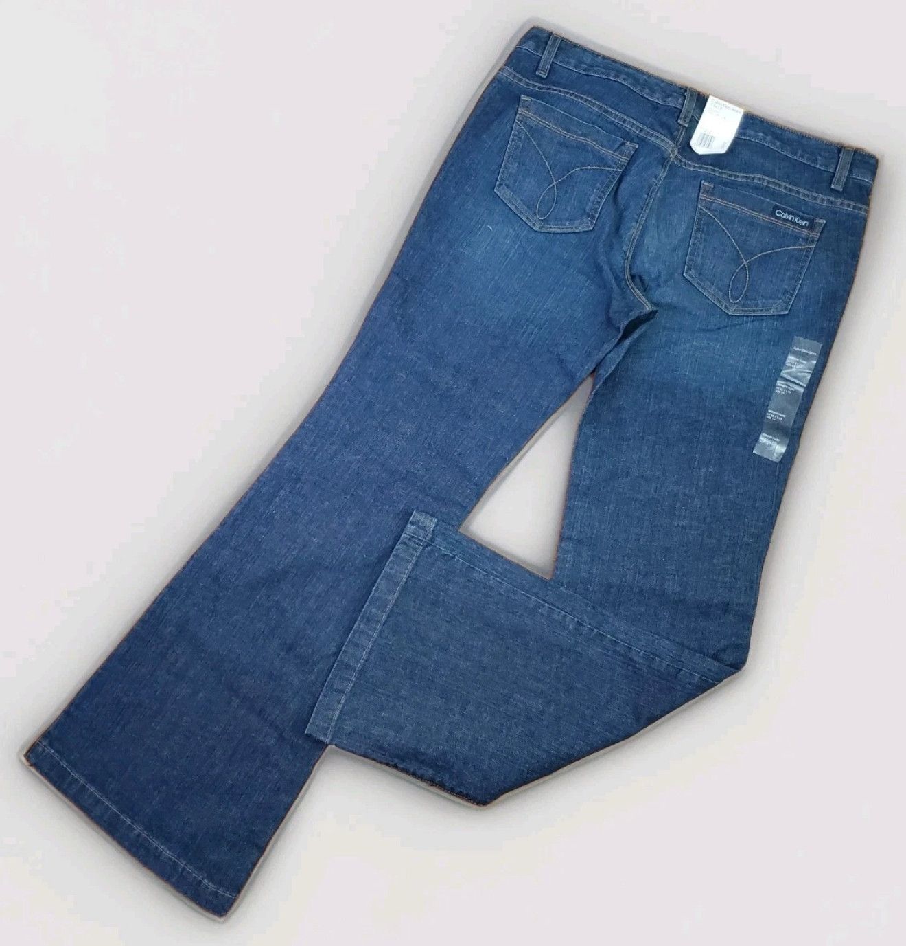 Calvin Klein Calvin Klein Size 14/32 NEW Jeans Blue Cotton Denim Stretch Size 36" / US 14 / IT 50 - 2 Thumbnail