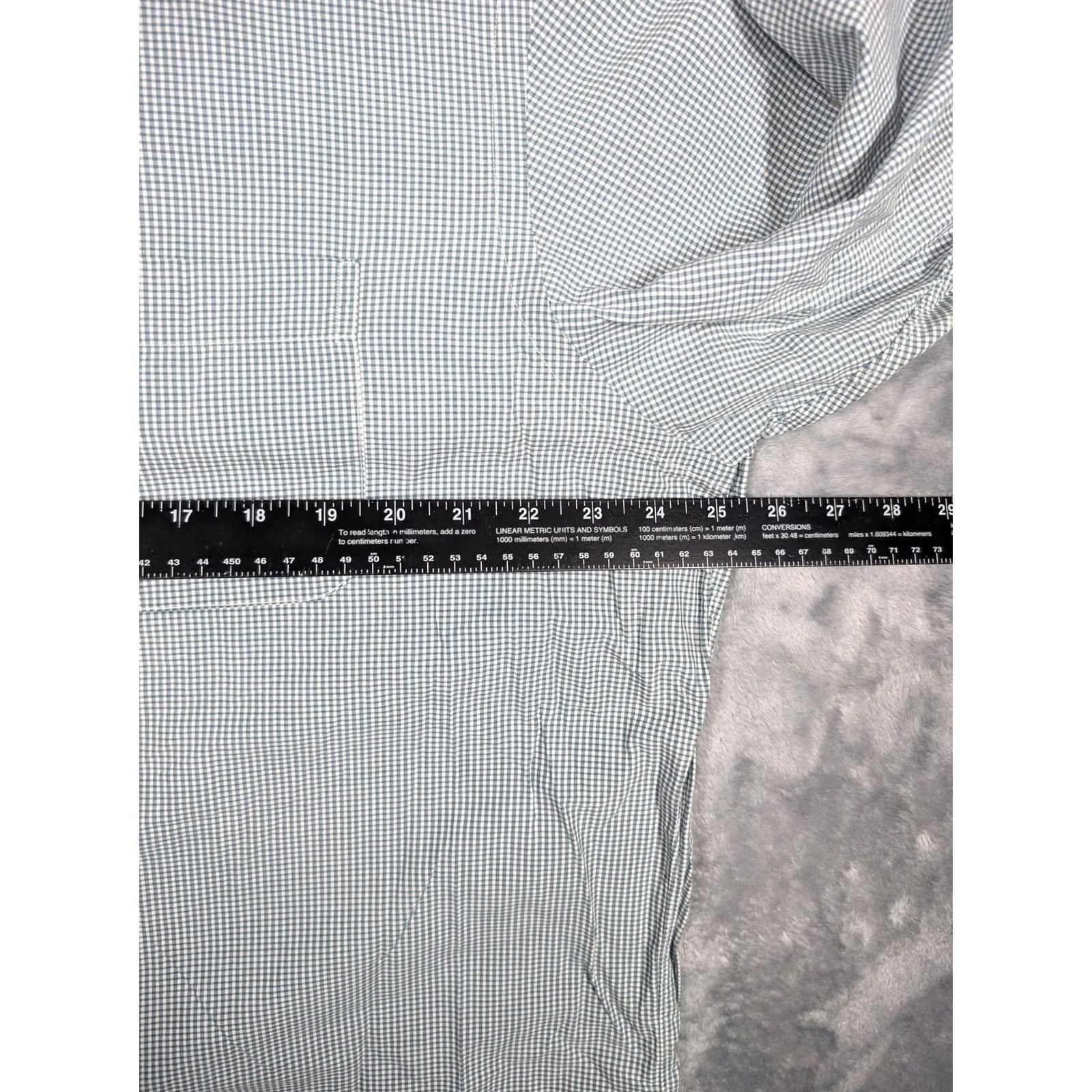 Brooks Brothers VINTAGE Brooks Brothers Shirt Mens 17-4 Green Gingham Button-Down USA 90s Dress Shirt Mens Size US XL / EU 56 / 4 - 3 Thumbnail