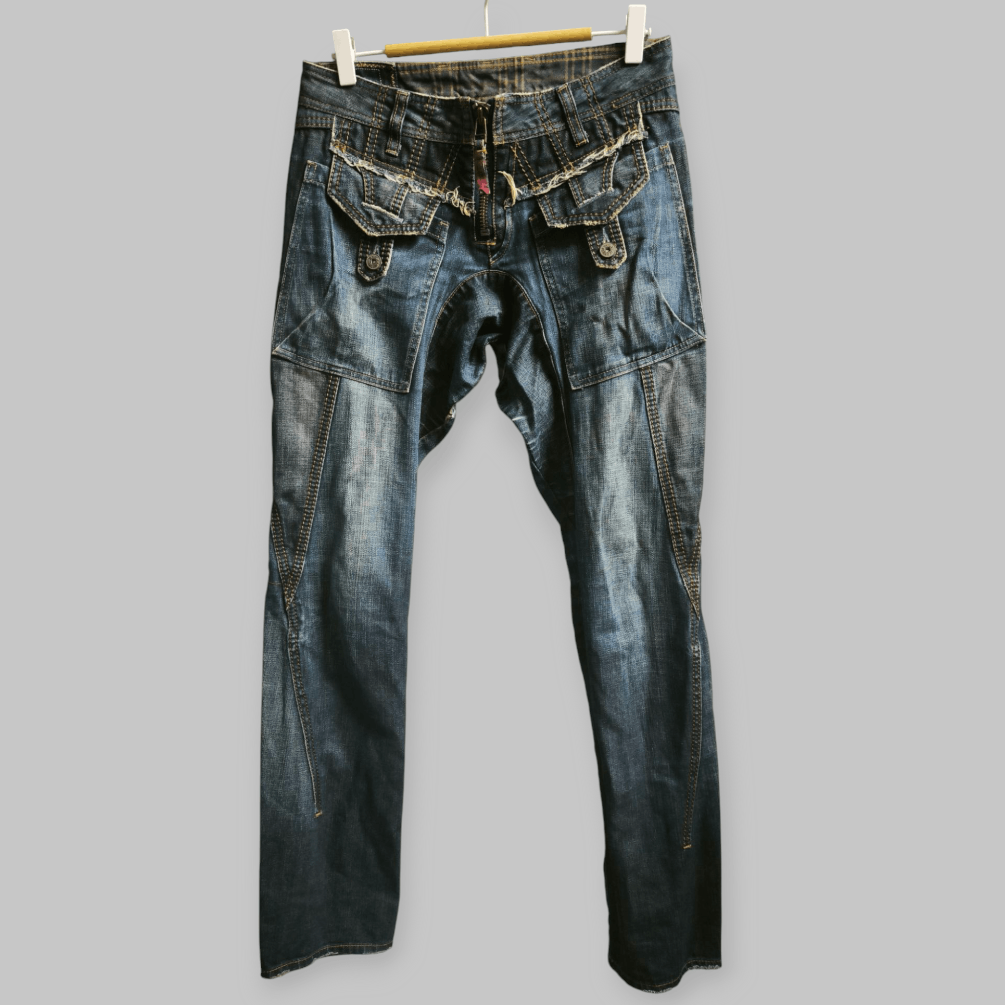 If Six Was Nine × Japanese Brand × Marithe + Francois Girbaud Le Jean De Bushpant Slim Fit Pocket Jeans Size US 30 / EU 46 - 5 Thumbnail