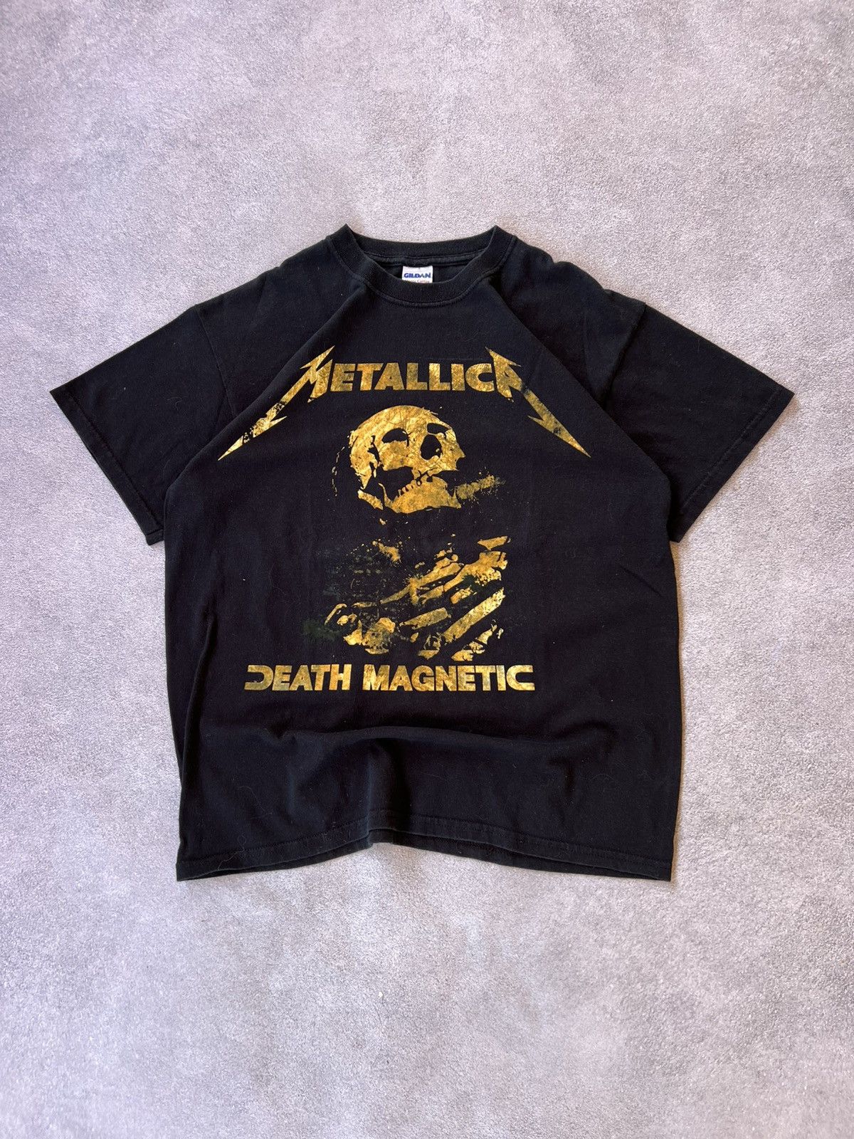 Band Tees Metallica “Death Magnetic” 2008 Tour Merch Tee Shirt Size US M / EU 48-50 / 2 - 3 Thumbnail