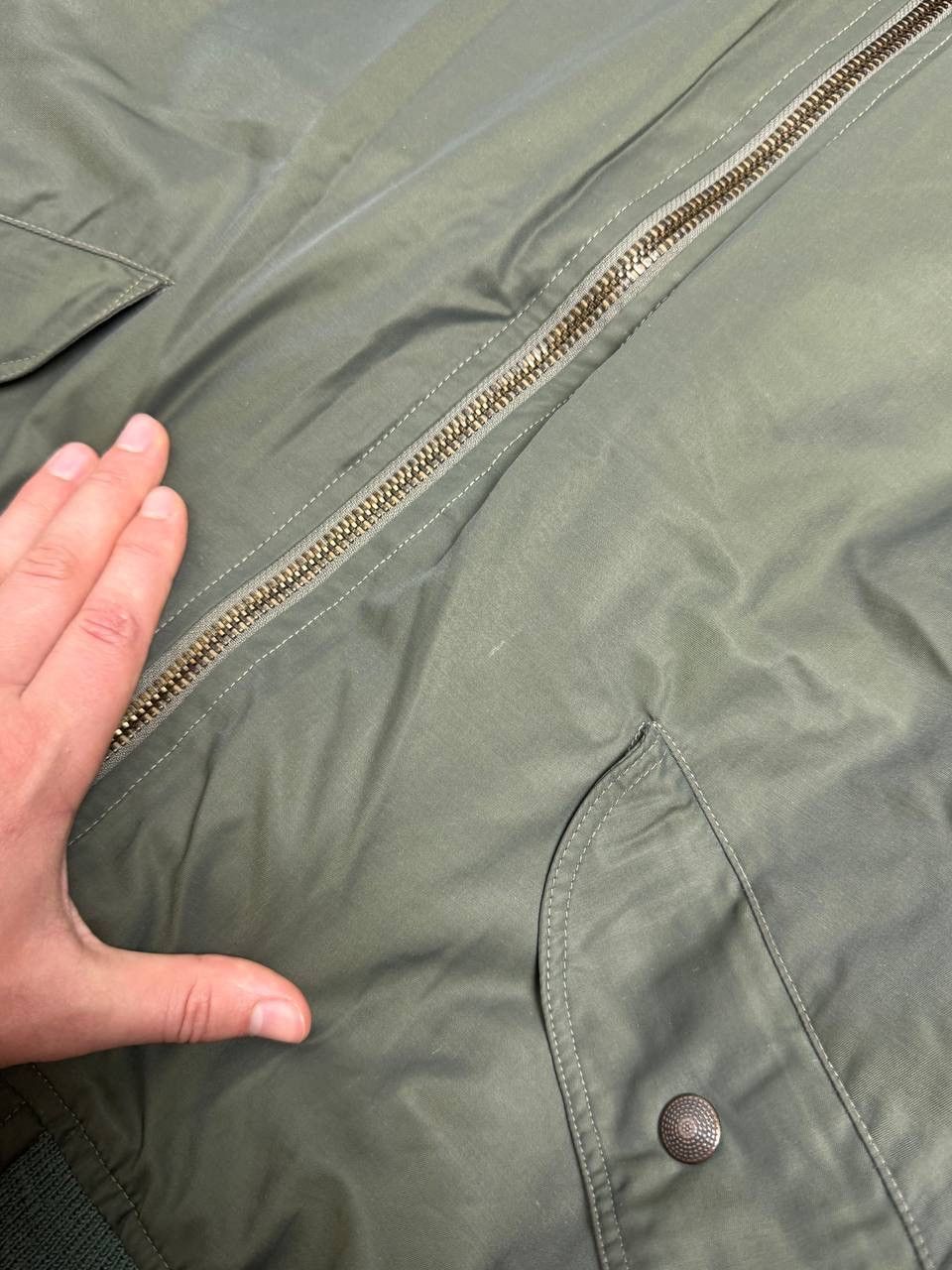 Other Vintage Ma1 Style Bomber Jacket 90s Lampo Size US XL / EU 56 / 4 - 3 Thumbnail