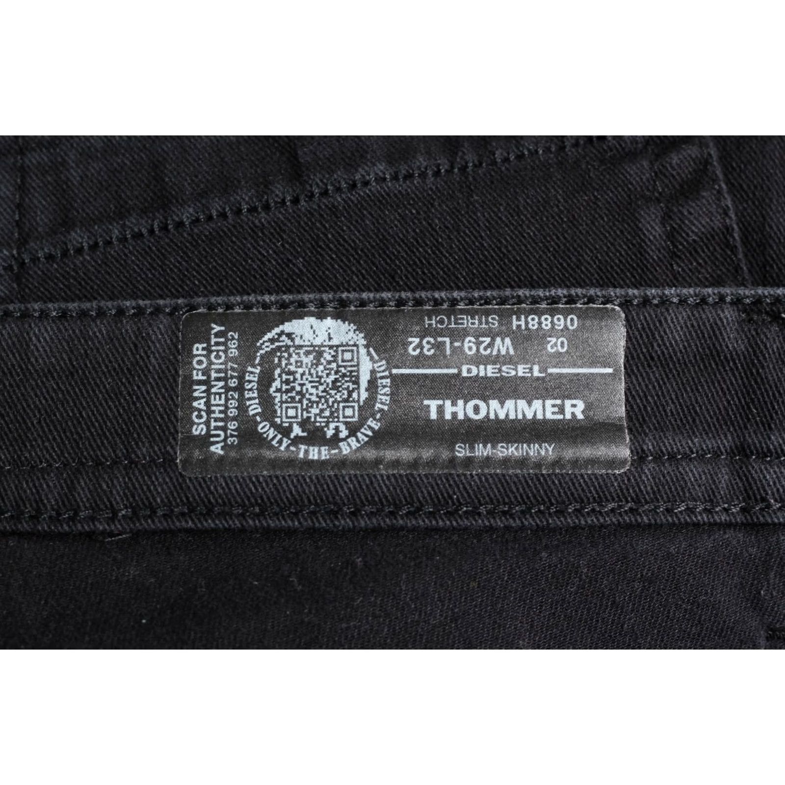 Diesel DIESEL THOMMER 0688H Stretch Slim Skinny Jeans Men W29 L32 DZ6572 Size US 29 - 6 Thumbnail