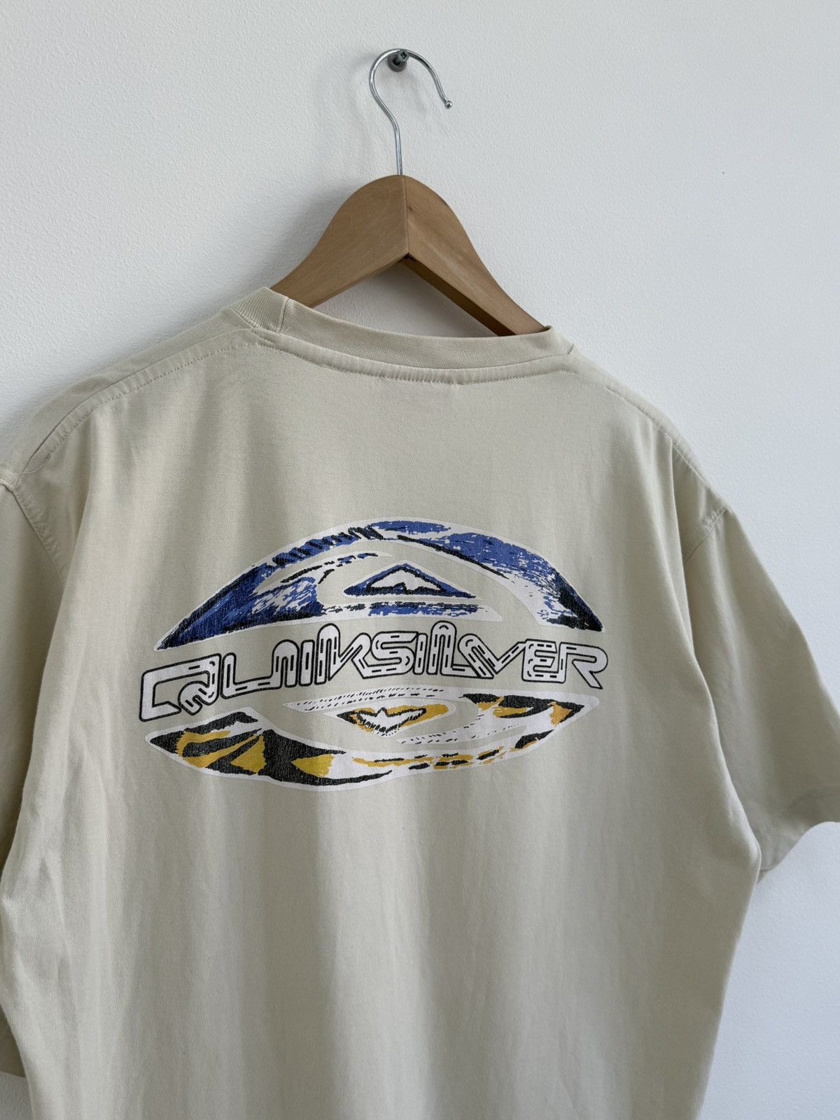 Quiksilver × Vintage Vintage 90s Quiksilver Surf Style T-Shirt Size US XL / EU 56 / 4 - 2 Thumbnail