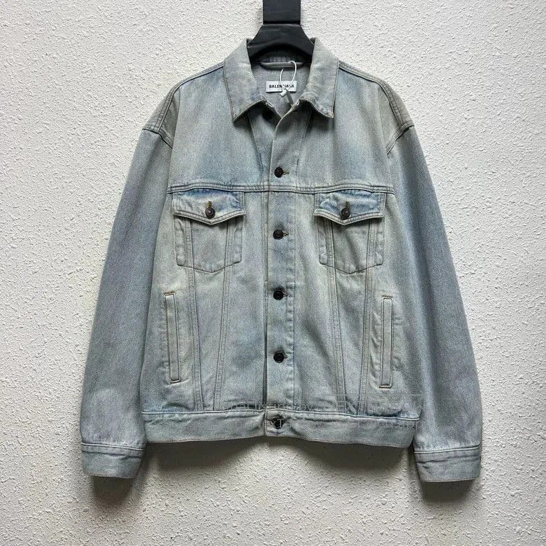 Balenciaga Washed Denim Jacket.