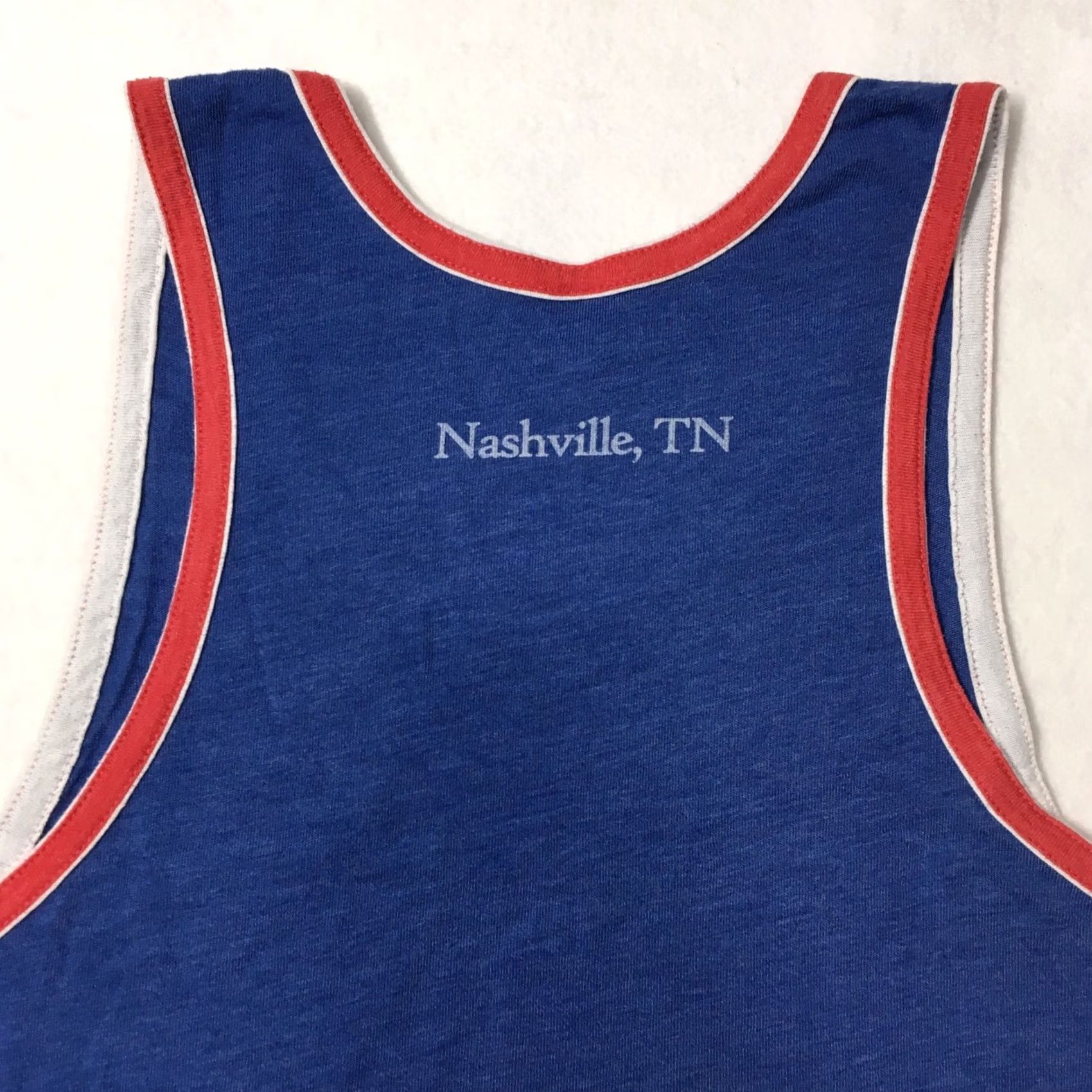 Vintage Alternative Mens BLUE Tank Top POWER Yoga Climbing Shirt XL Blue Logo Shirt Bohemian Hippie Sports Mens XL Blue Size US XL / EU 56 / 4 - 8 Thumbnail