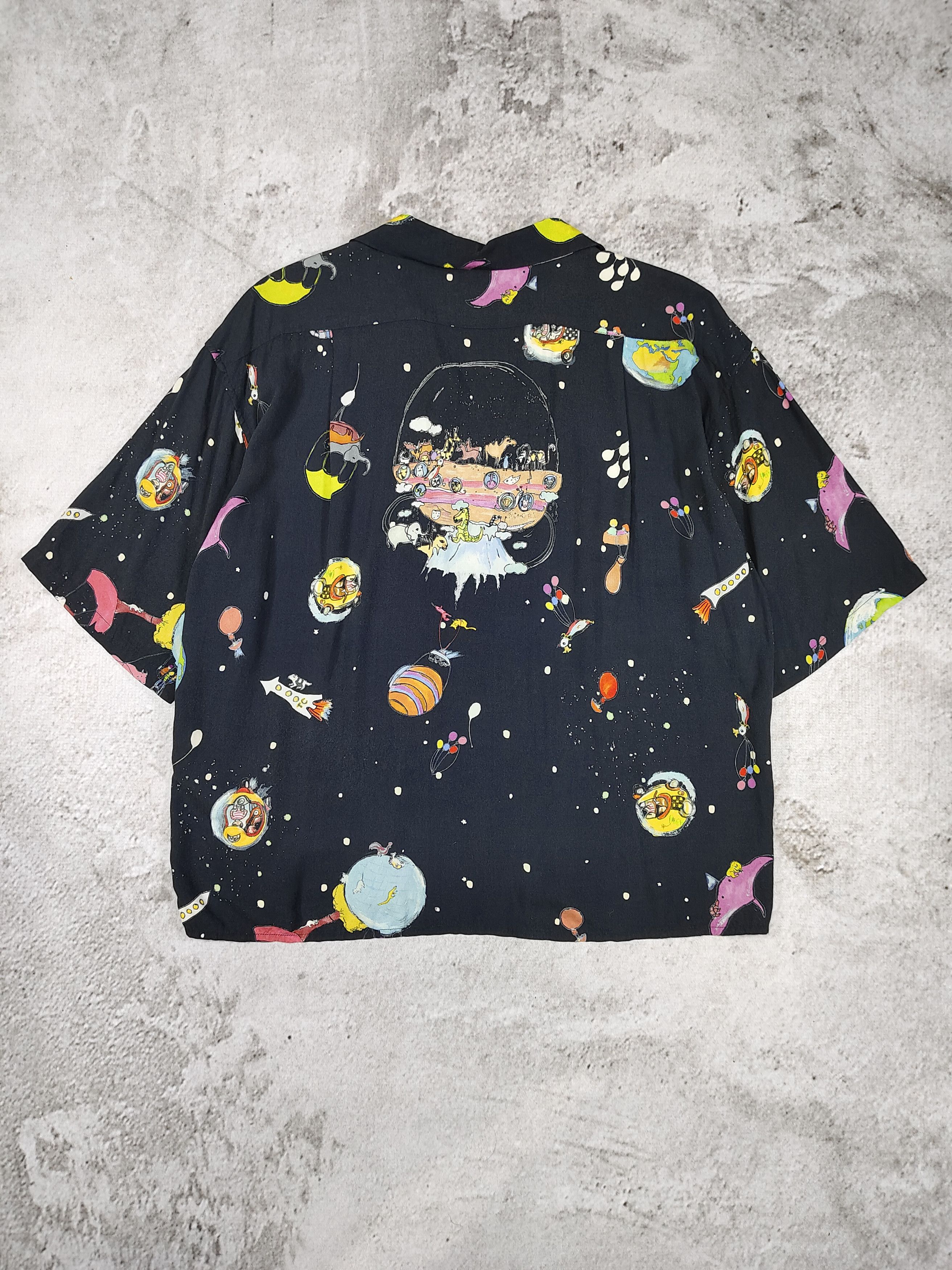 Tsumori Chisato Tsumori Chisato by Niko and🇯🇵Space Art Graphic Rayon Shirt Size US M / EU 48-50 / 2 - 5 Thumbnail